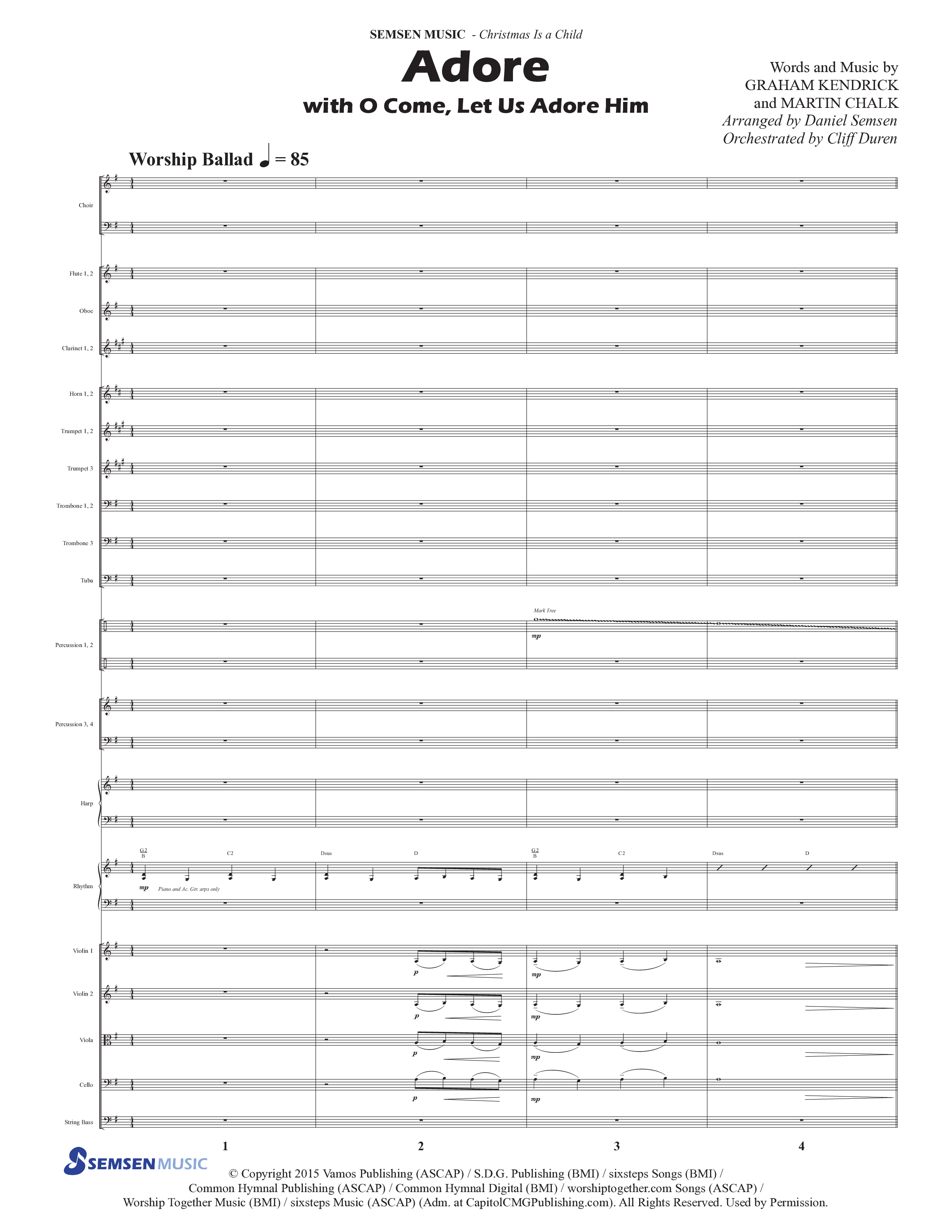 Christmas Is A Child (5 Song Choral Collection) Song 5 (Orchestration) (Semsen Music / Arr. Daniel Semsen)