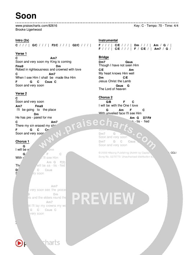 Soon Chords & Lyrics (Brooke Ligertwood)