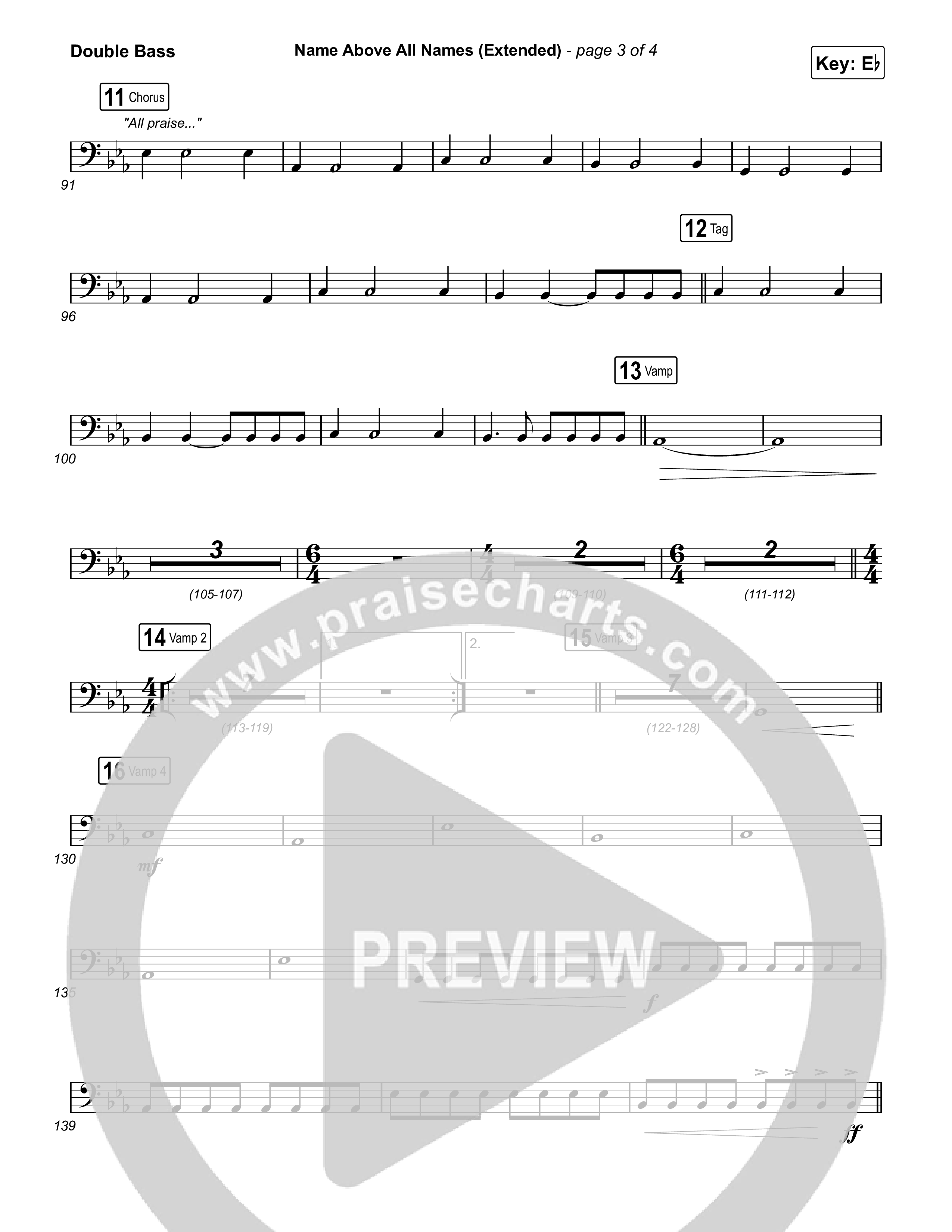 Name Above All Names (Extended) String Bass (Charity Gayle)