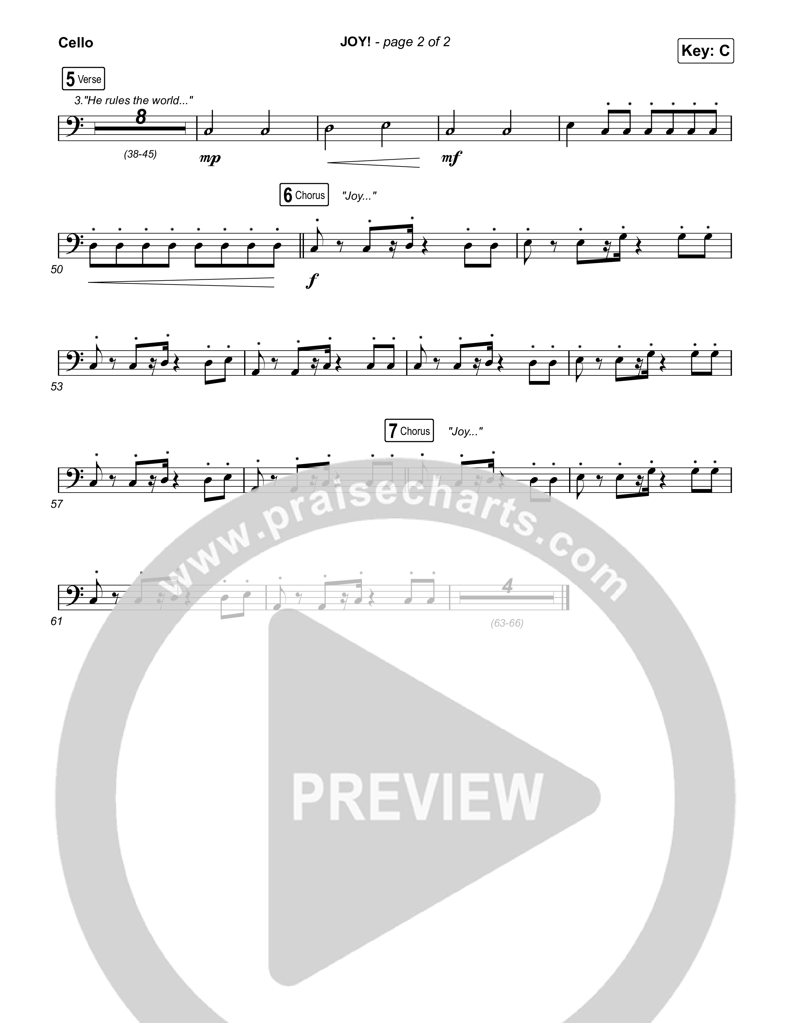 JOY! Cello (ELEVATION RHYTHM / Elevation Worship)