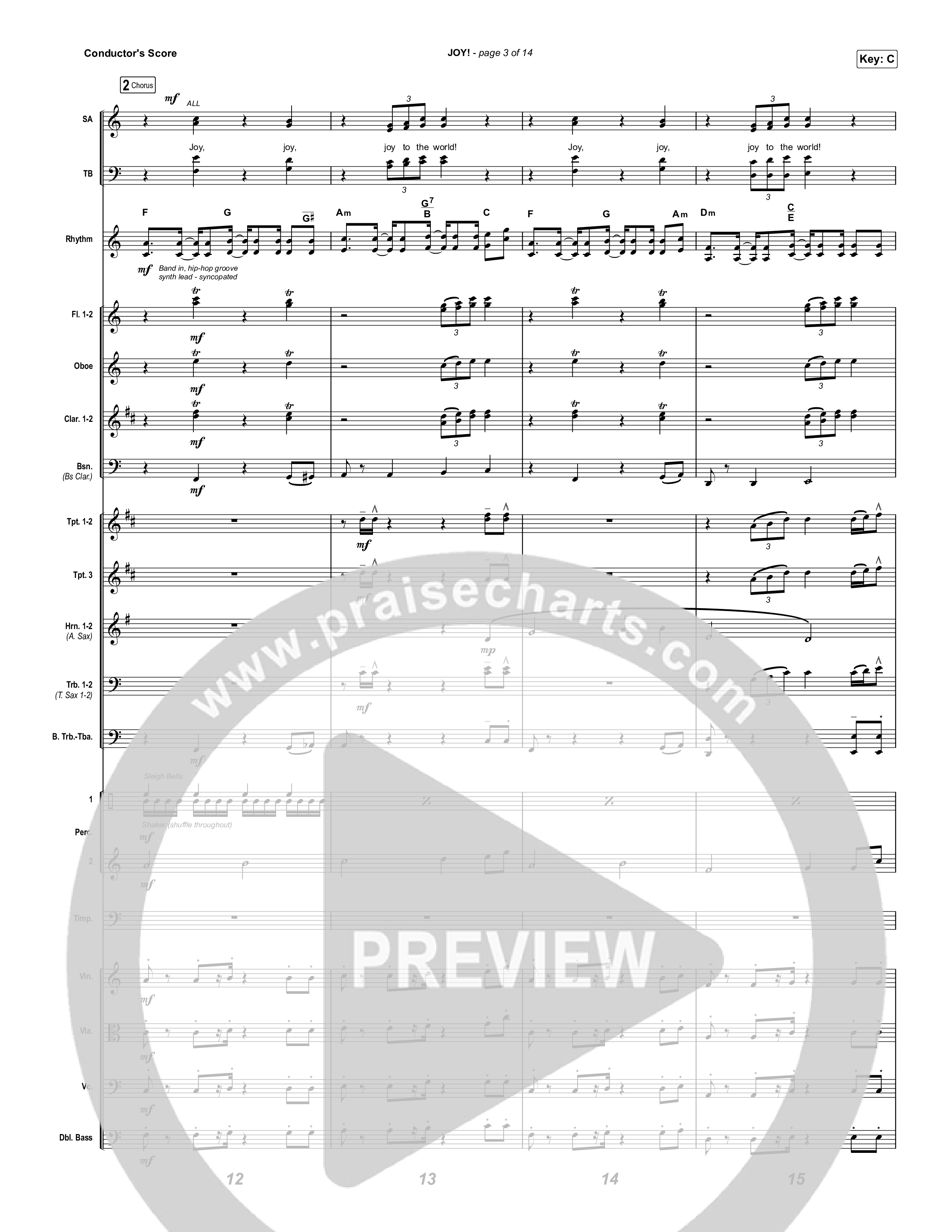 JOY! Conductor's Score (ELEVATION RHYTHM / Elevation Worship)