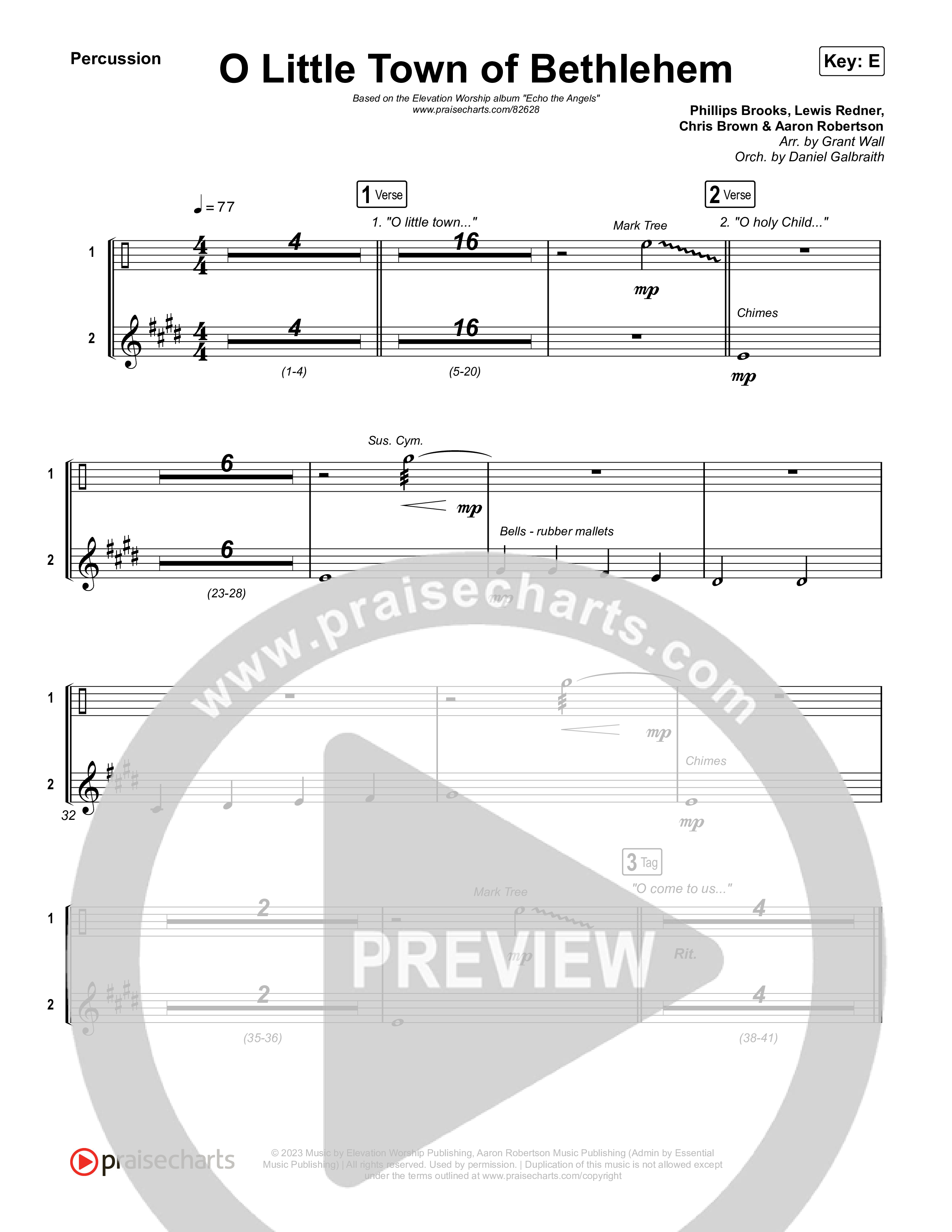 O Little Town of Bethlehem Percussion (Elevation Worship / Jonsal Barrientes)