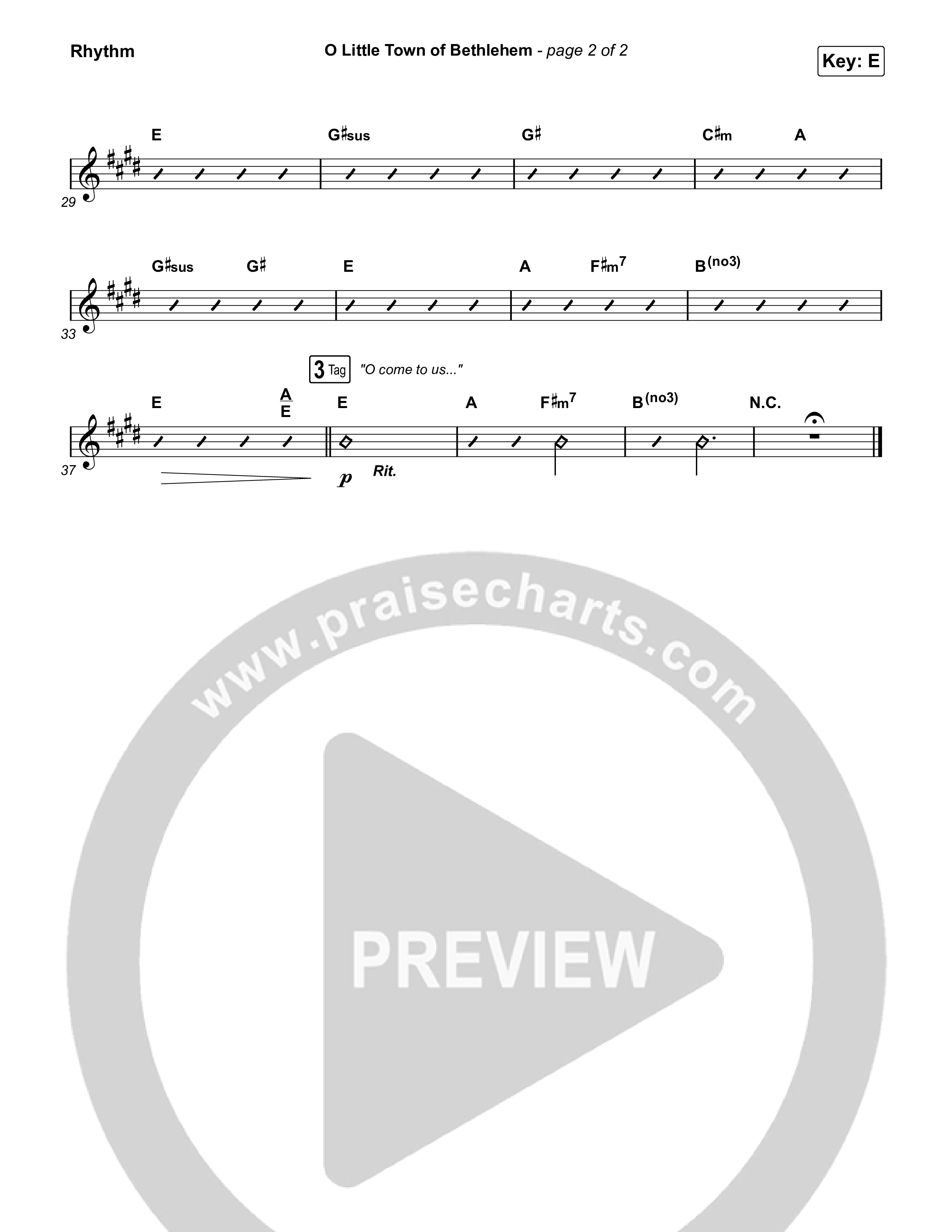 O Little Town of Bethlehem Rhythm Pack (Elevation Worship / Jonsal Barrientes)