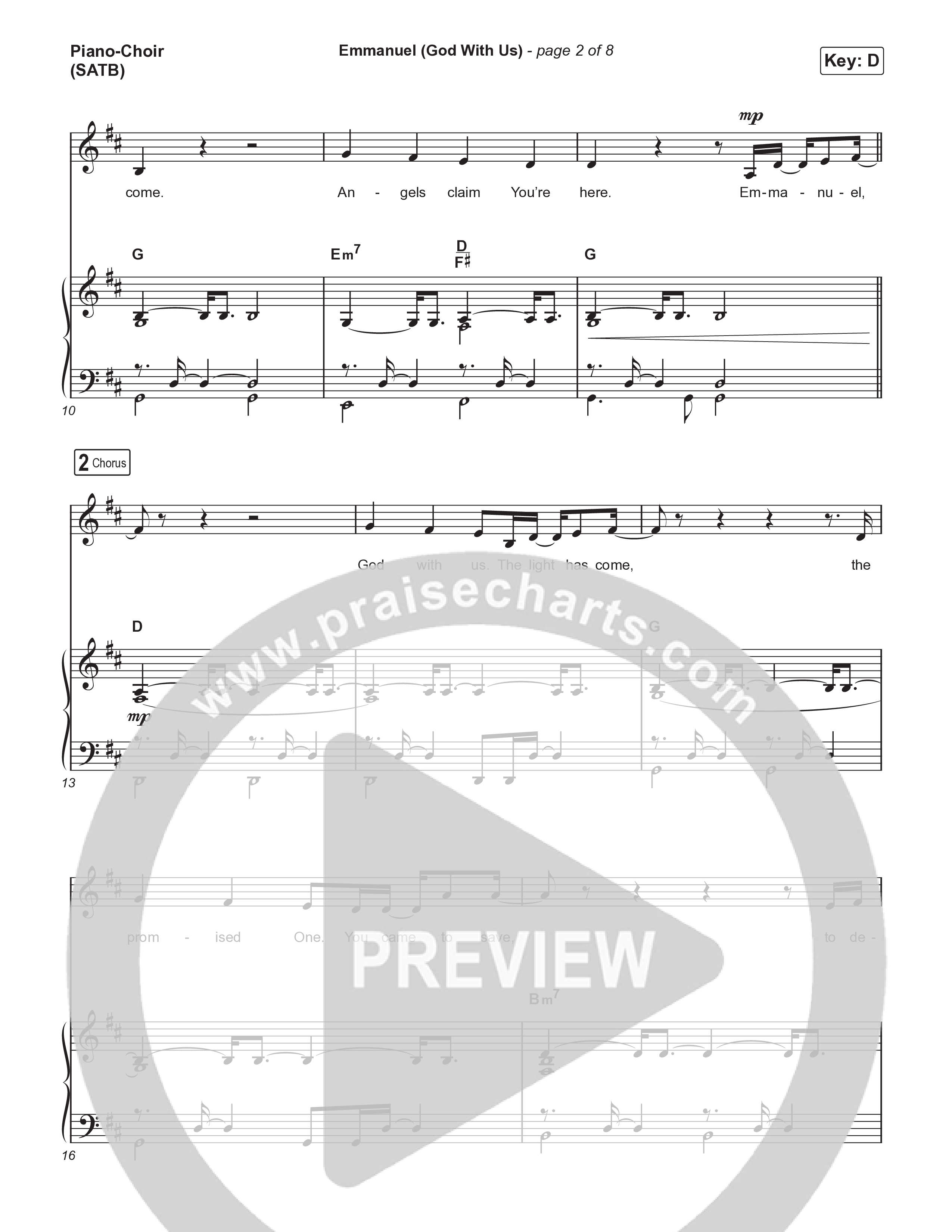 Emmanuel (God With Us) Piano/Vocal Pack (Journey Worship Co)