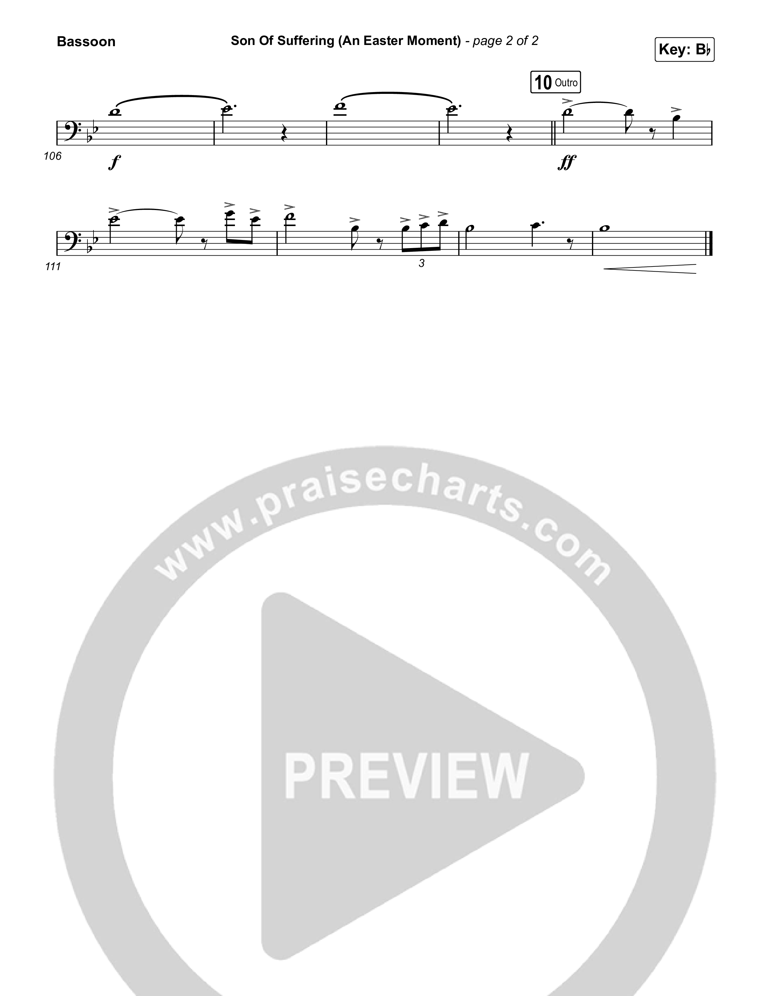 Son Of Suffering (An Easter Moment) (Choral/SATB) Bassoon (Travis Cottrell / Arr. Mason Brown)