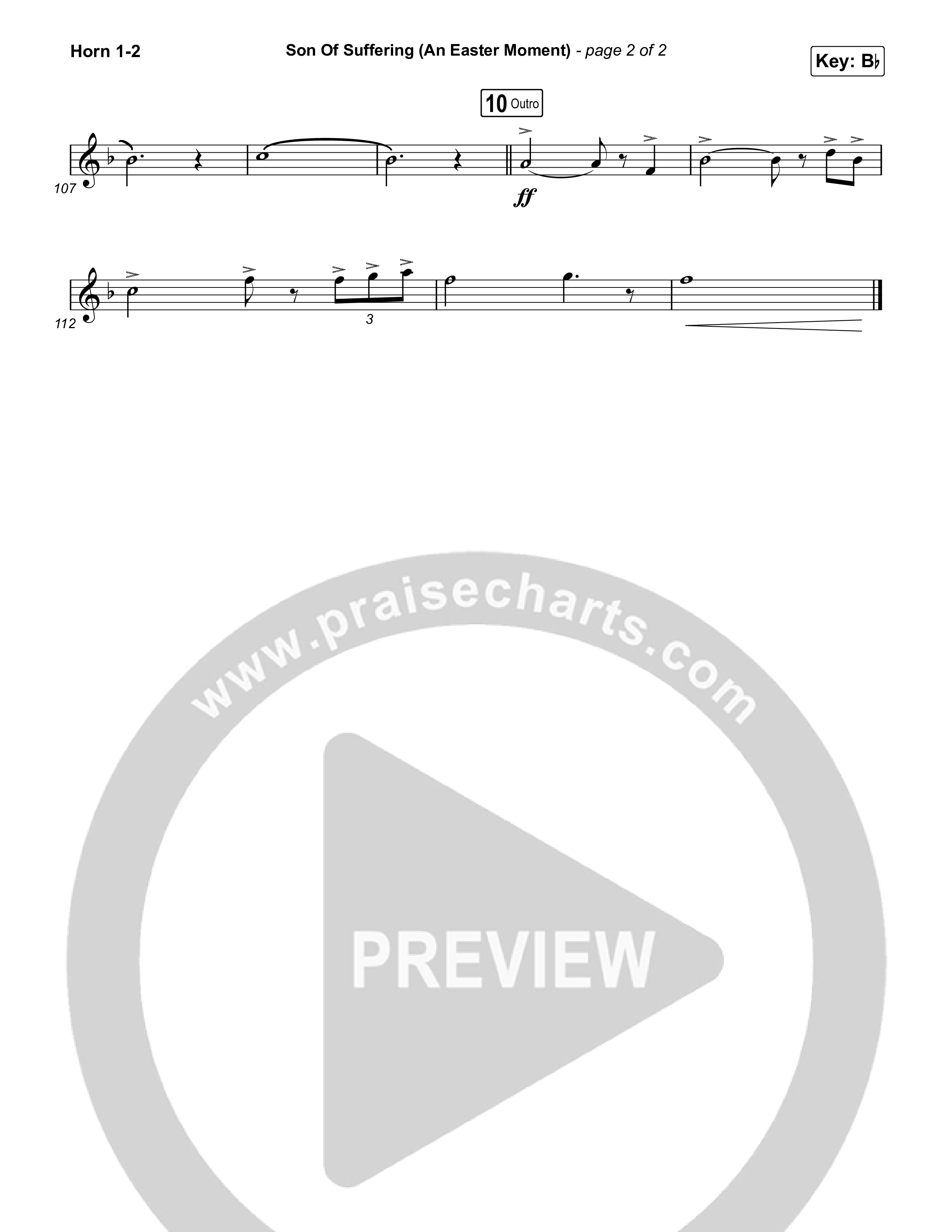 Son Of Suffering (An Easter Moment) (Choral/SATB) French Horn 1,2 (Travis Cottrell / Arr. Mason Brown)