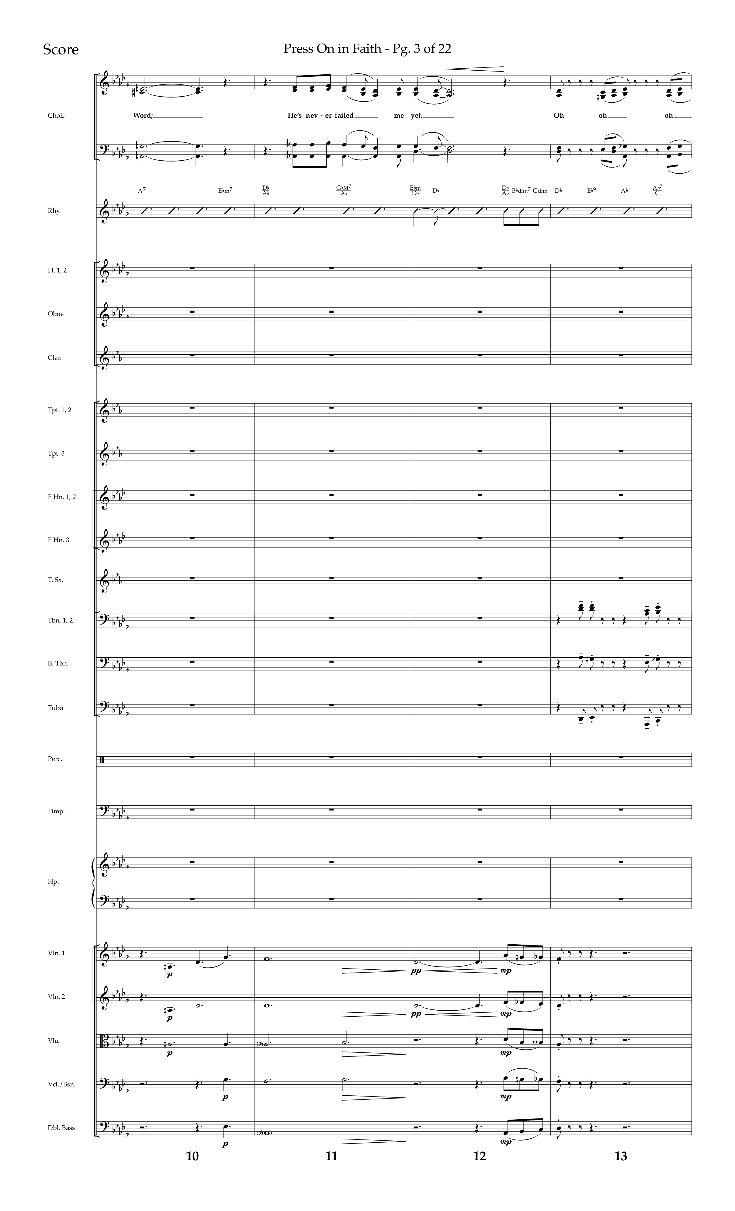 Press On In Faith with We’ve Come This Far By Faith Choral Anthem SATB Orchestration (Lifeway Choral / Orch. Bradley Knight)