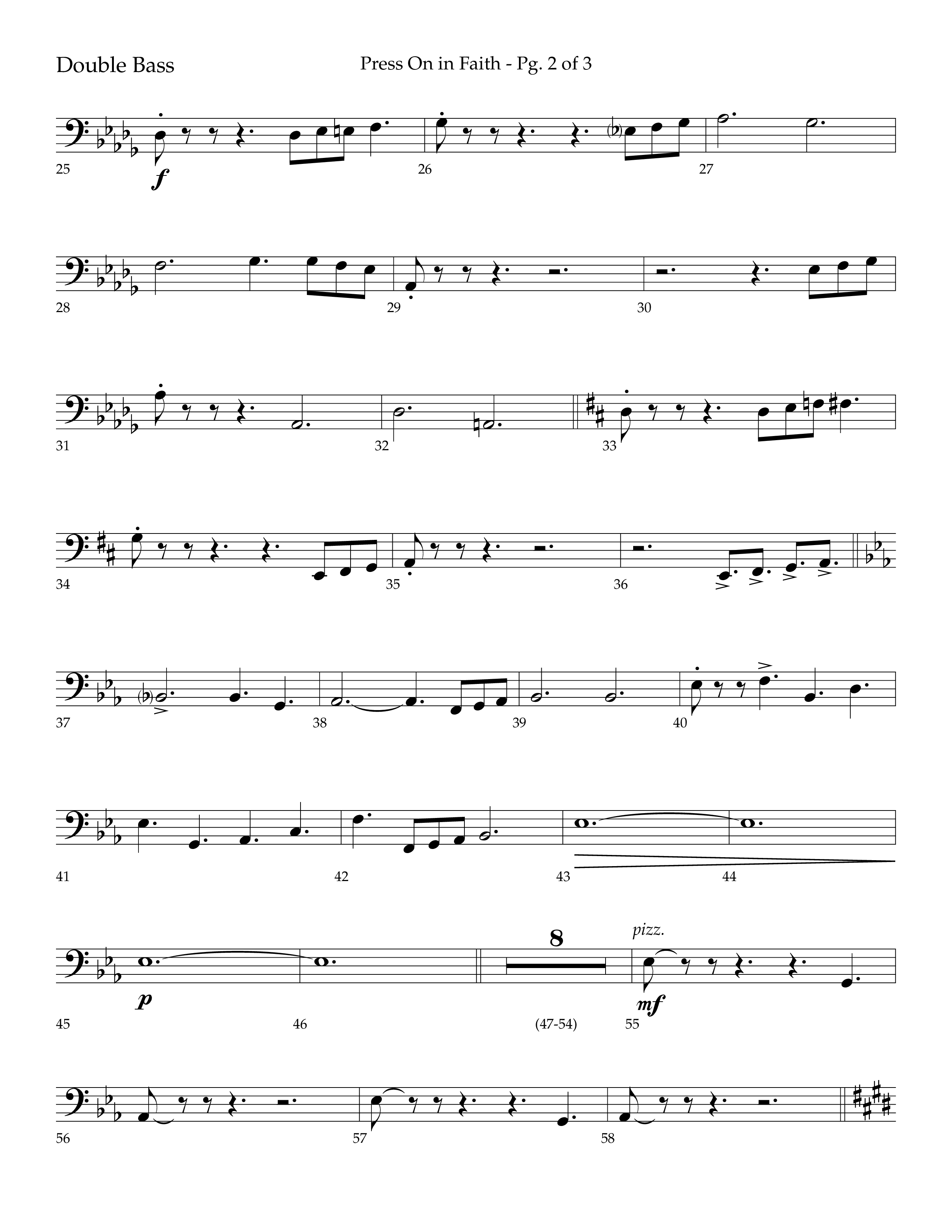 Press On In Faith with We’ve Come This Far By Faith Choral Anthem SATB Double Bass (Lifeway Choral / Orch. Bradley Knight)