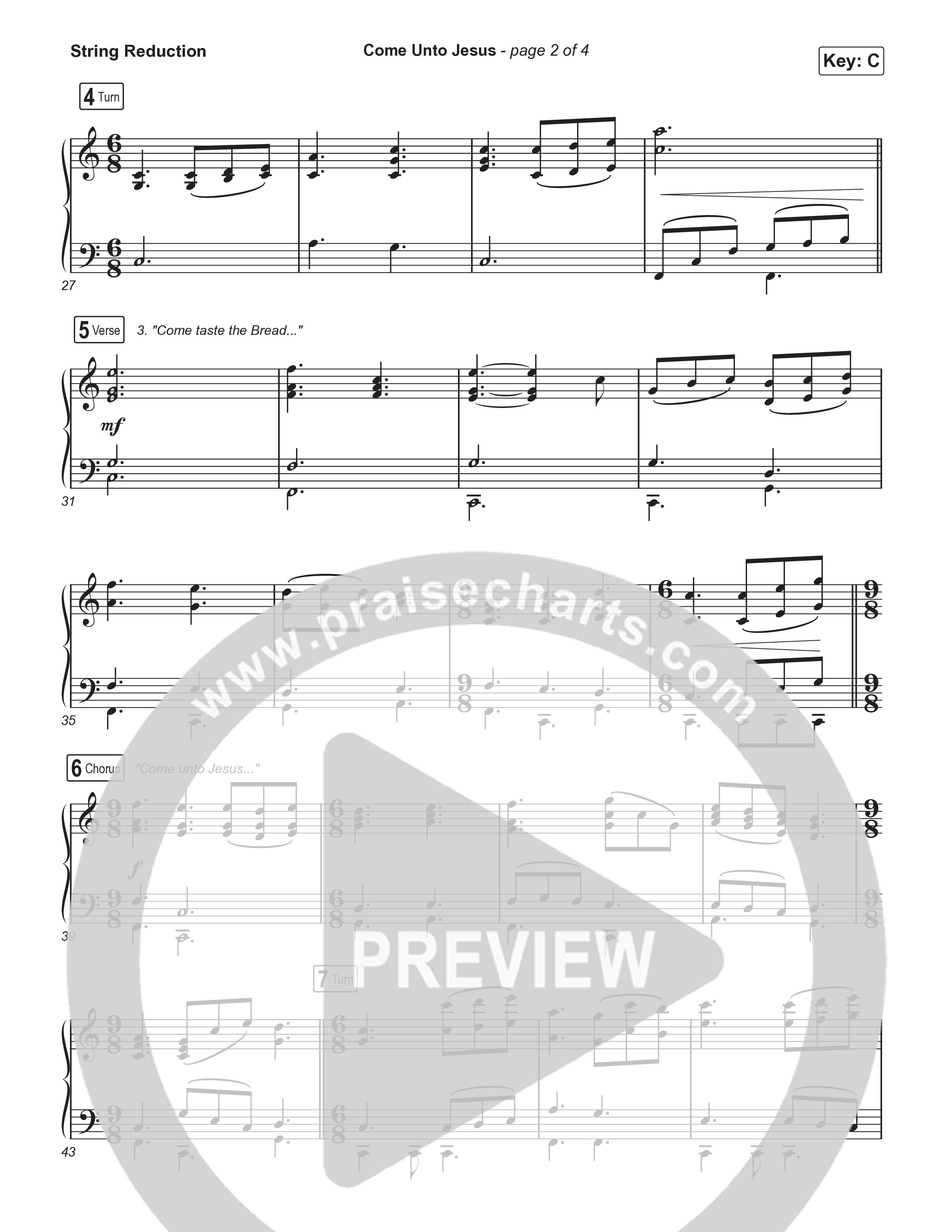 Come Unto Jesus (Sing It Now) String Reduction (Keith & Kristyn Getty / Laura Story / Jordan Kauflin / Arr. Luke Gambill)