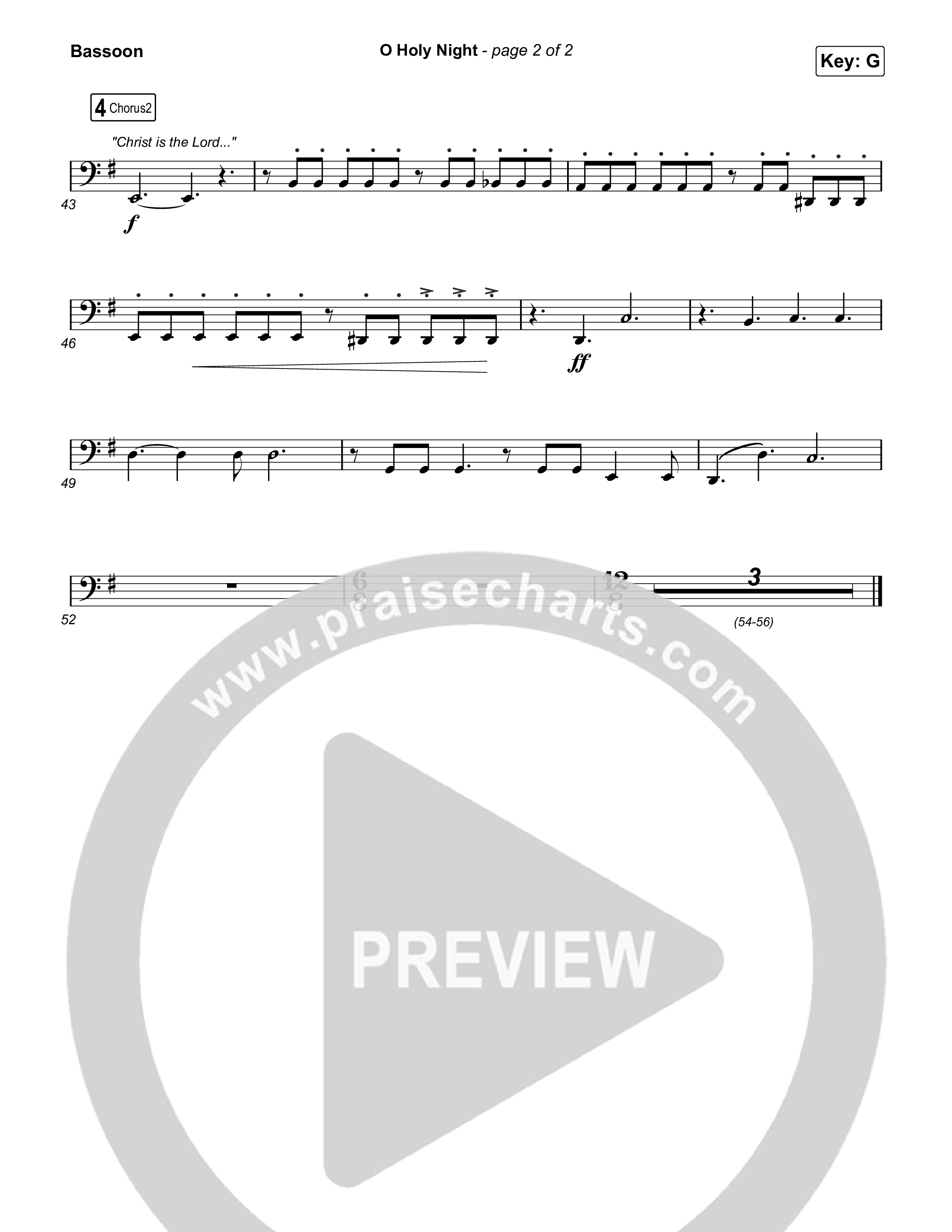 O Holy Night Bassoon (TAYA)