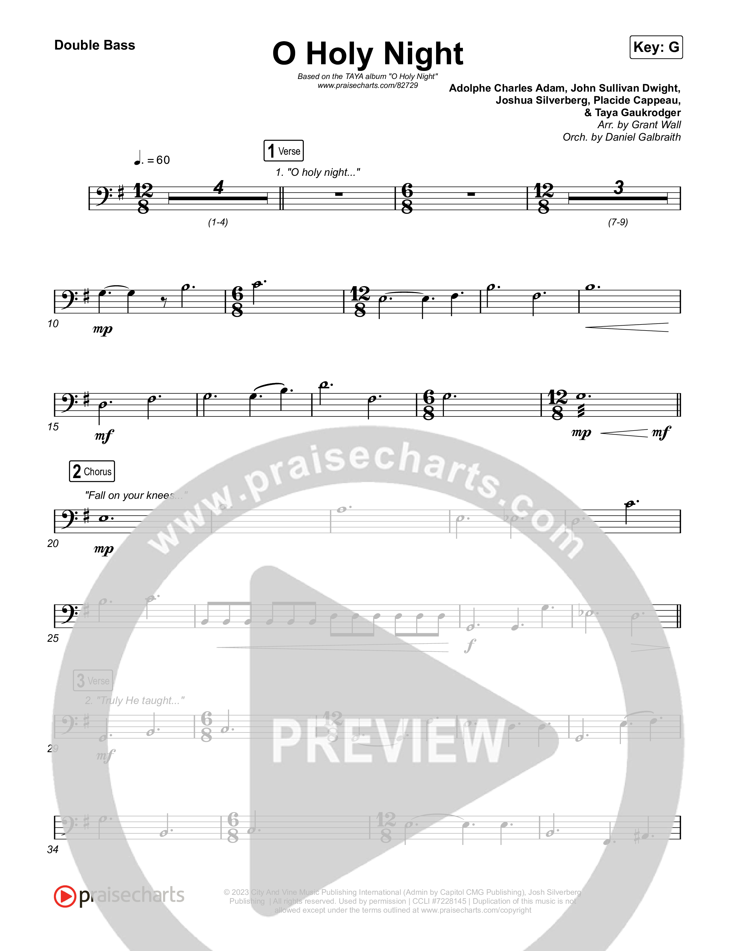 O Holy Night String Bass (TAYA)