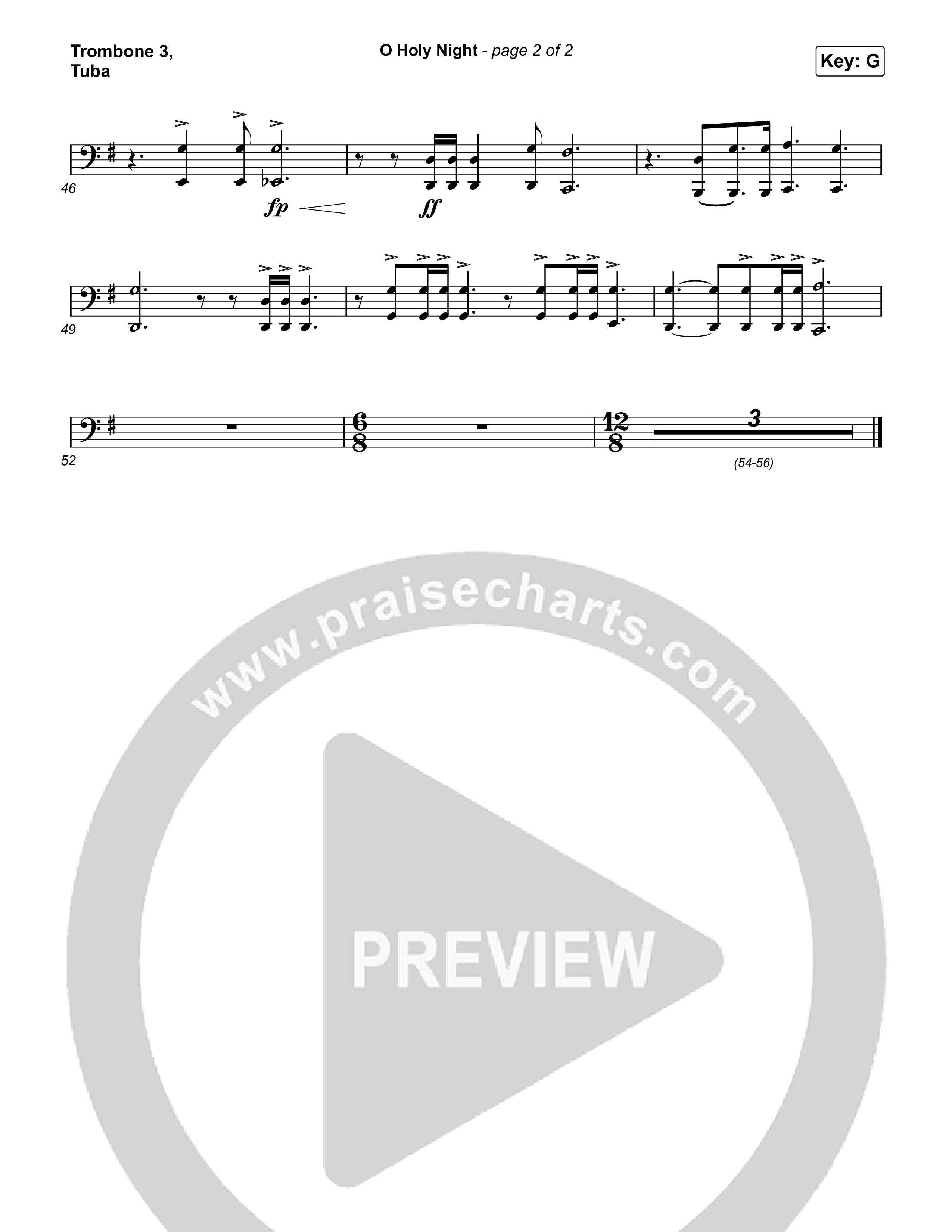 O Holy Night Trombone 3/Tuba (TAYA)