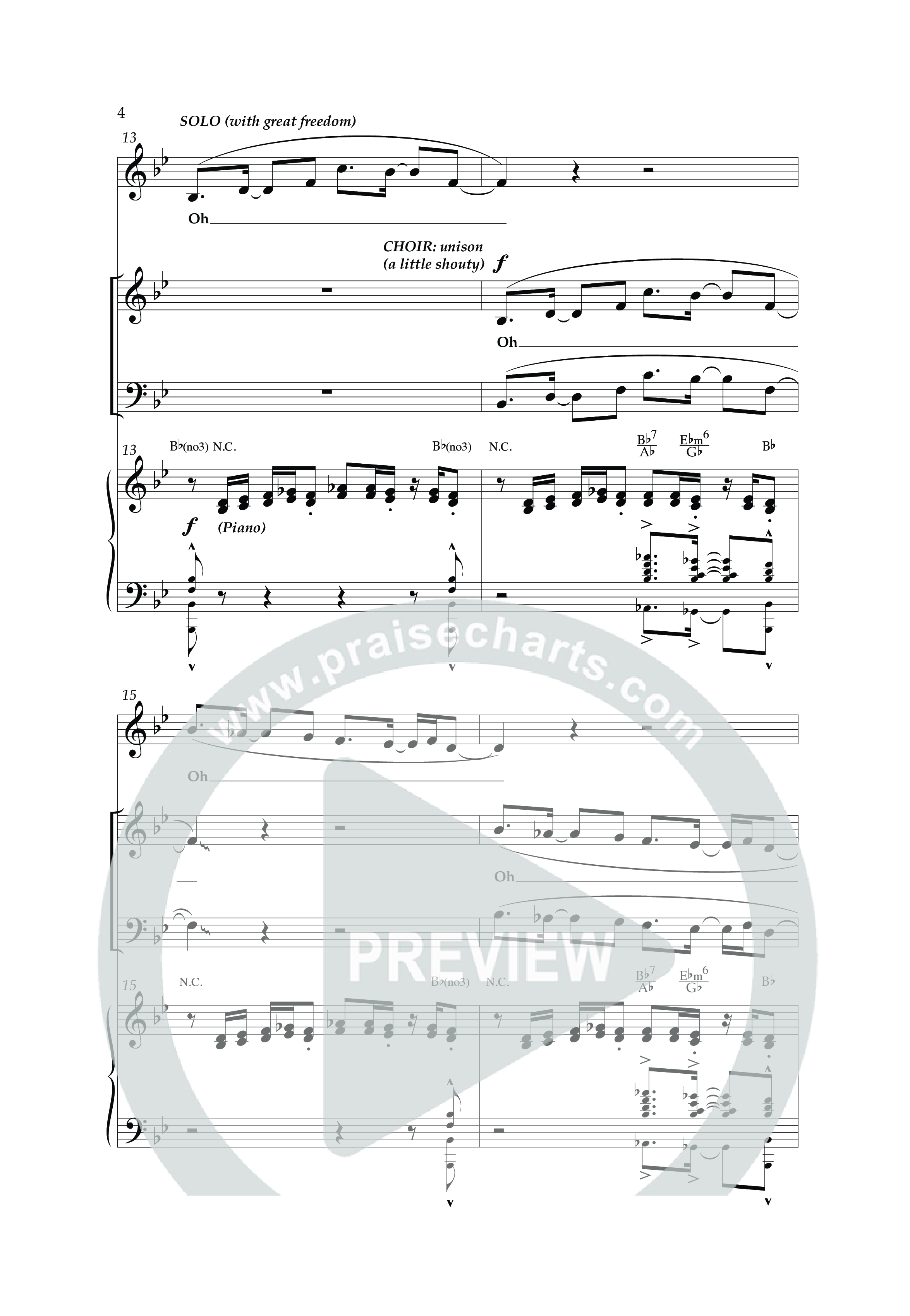 I Will Call Upon The Lord (Choral Anthem SATB) Anthem (SATB/Piano) (Lifeway Choral / Arr. Cliff Duren)