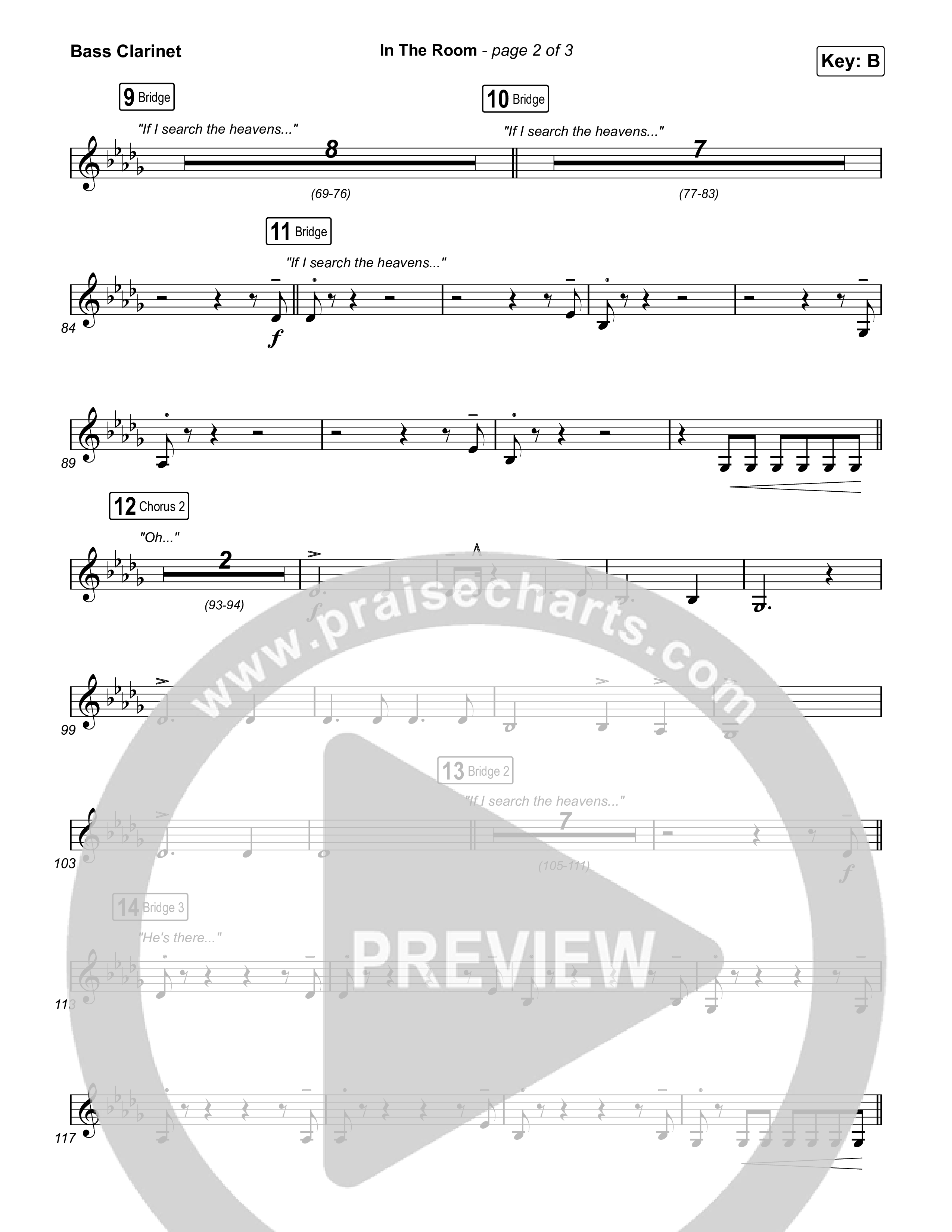 In The Room Bass Clarinet (Maverick City Music / Tasha Cobbs Leonard)