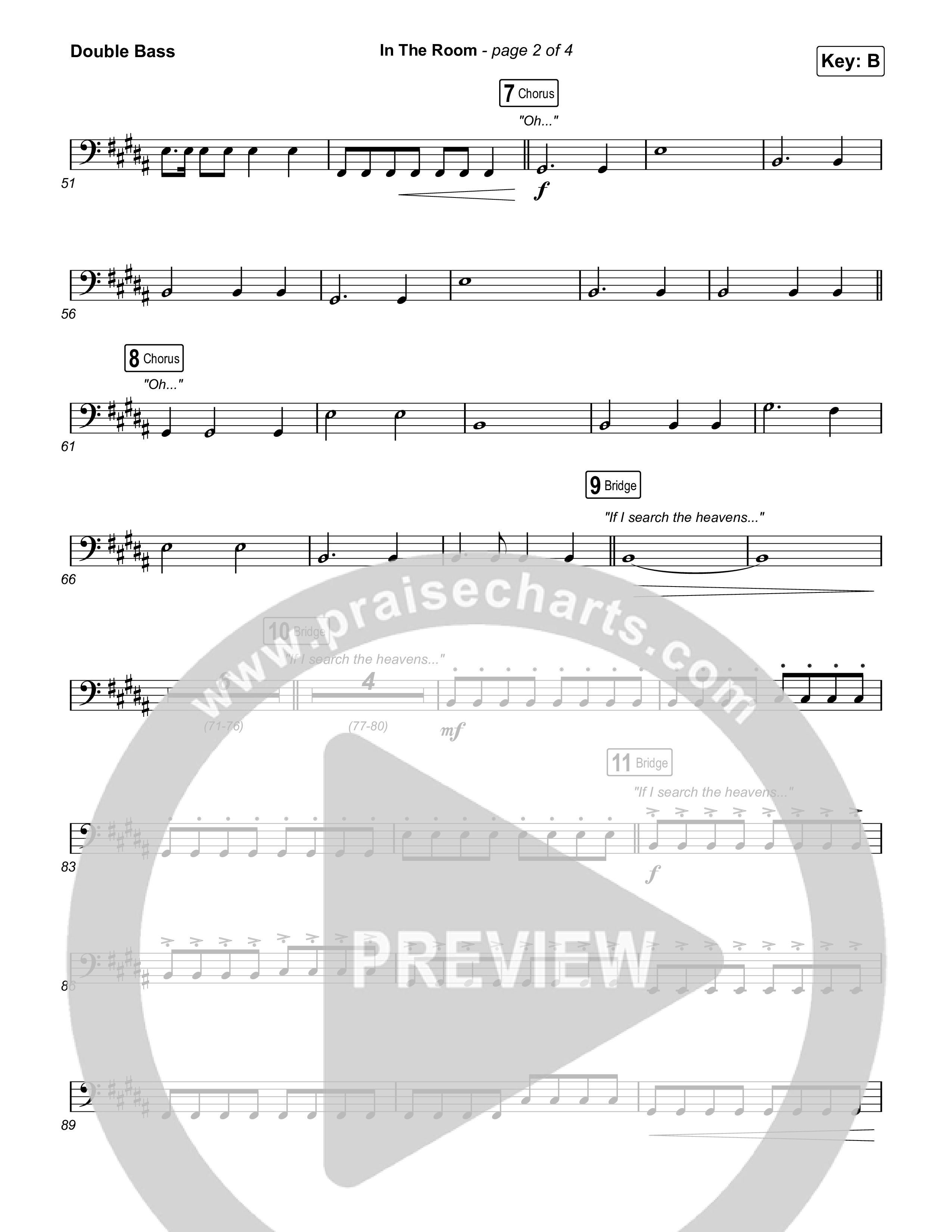 In The Room String Bass (Maverick City Music / Tasha Cobbs Leonard)