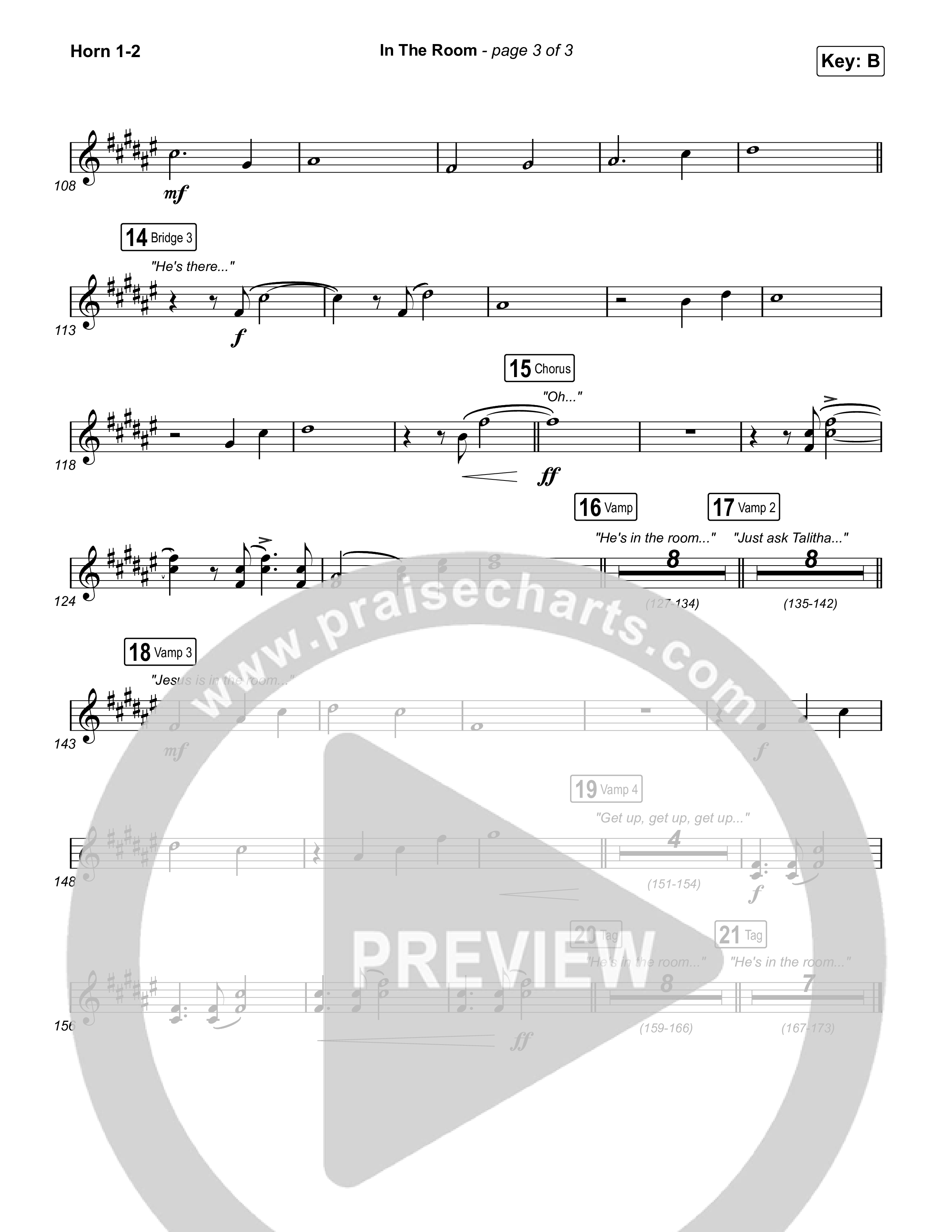 In The Room Brass Pack (Maverick City Music / Tasha Cobbs Leonard)