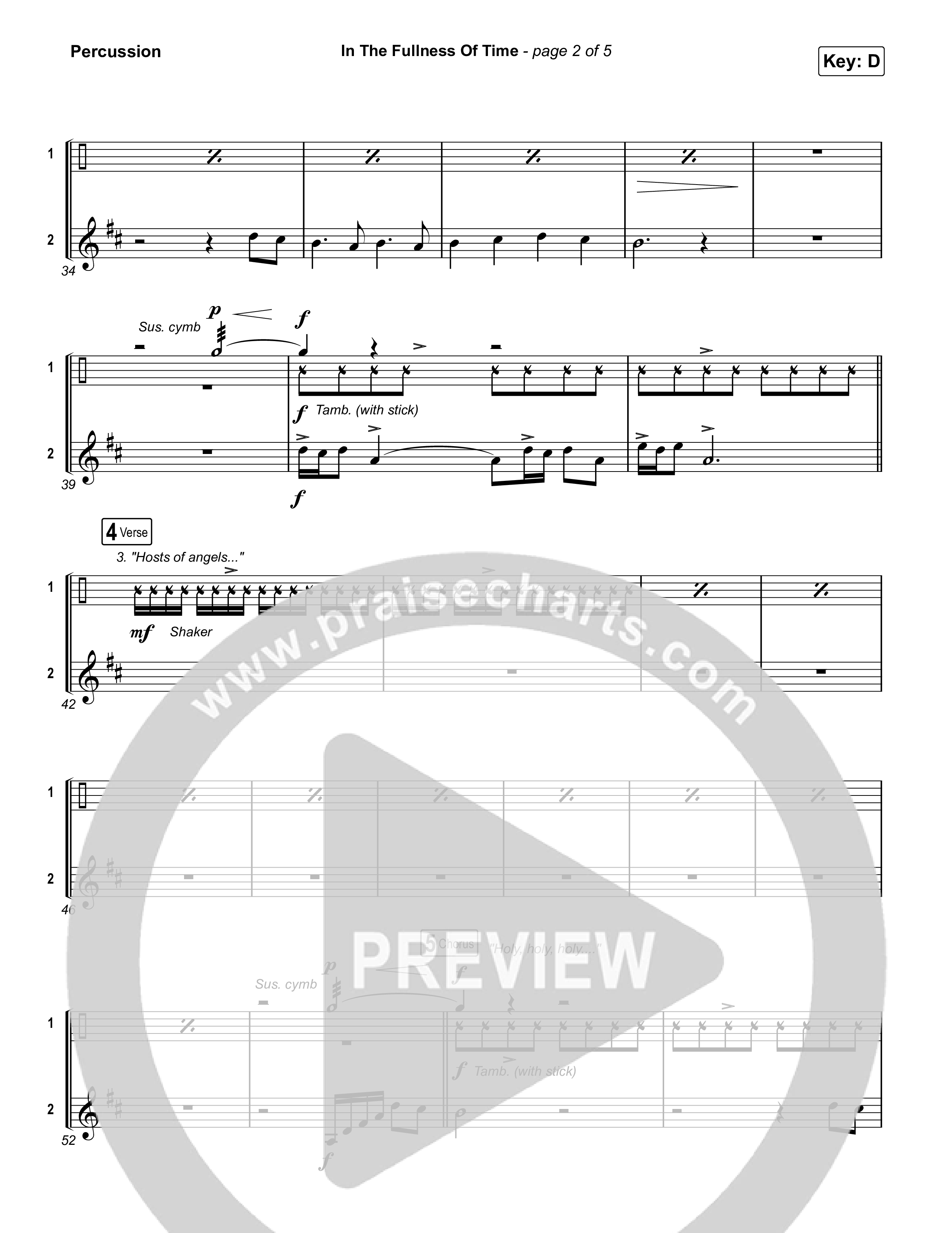 In The Fullness Of Time Percussion (Matt Papa / Matt Boswell)