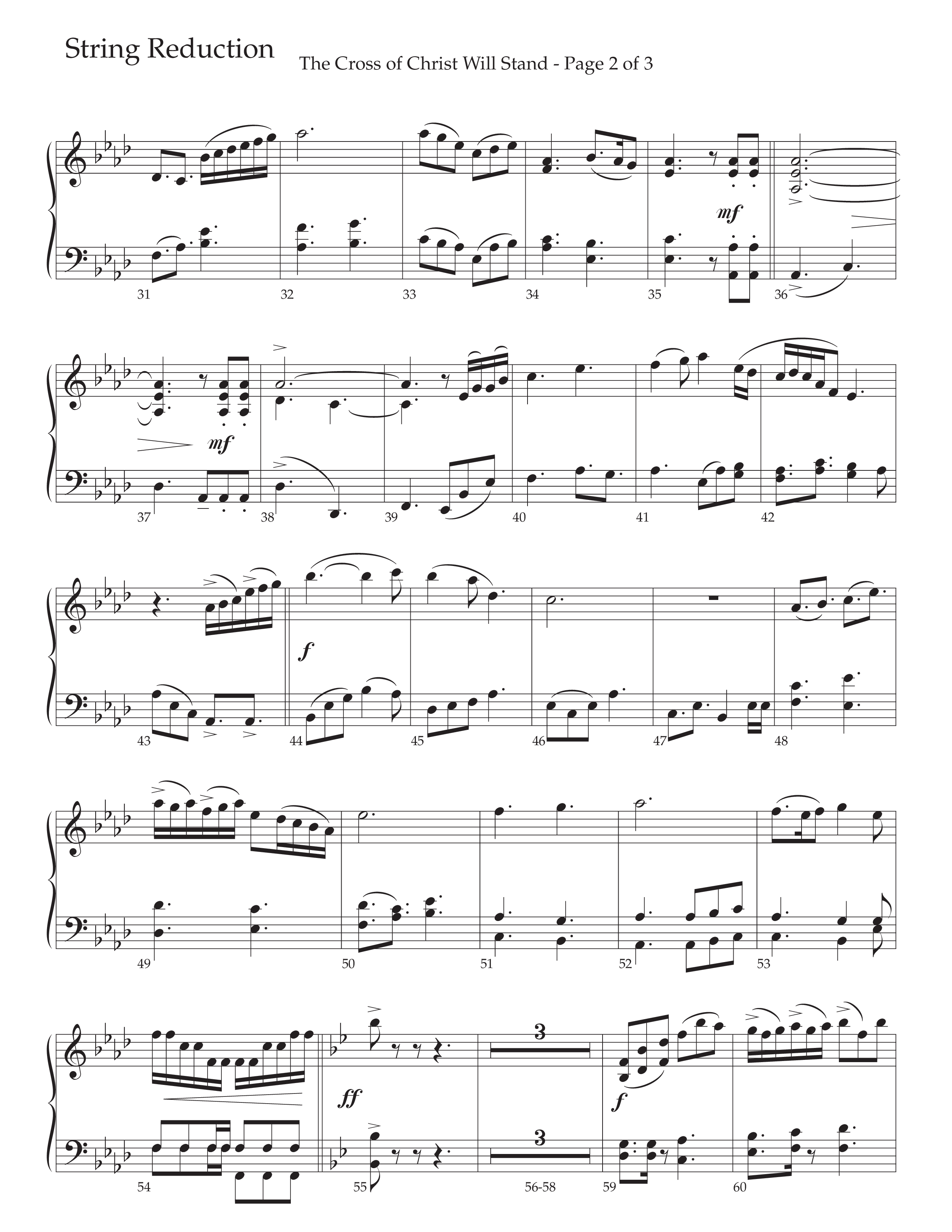 The Cross of Christ Will Stand (Choral Anthem SATB) String Reduction (Daywind Worship / Arr. Luke Gambill)