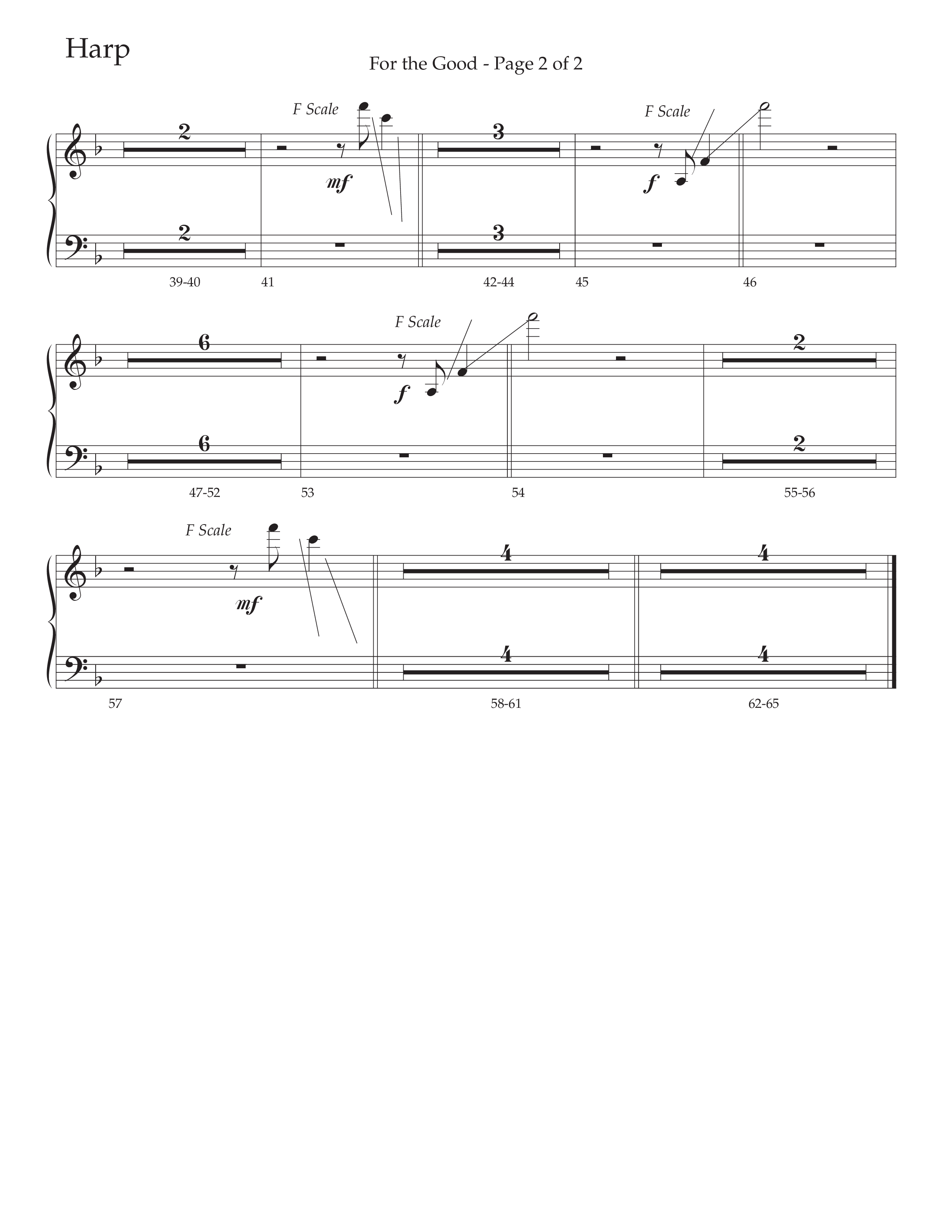 For The Good (Choral Anthem SATB) Harp (Daywind Worship / Arr. Daniel Semsen)