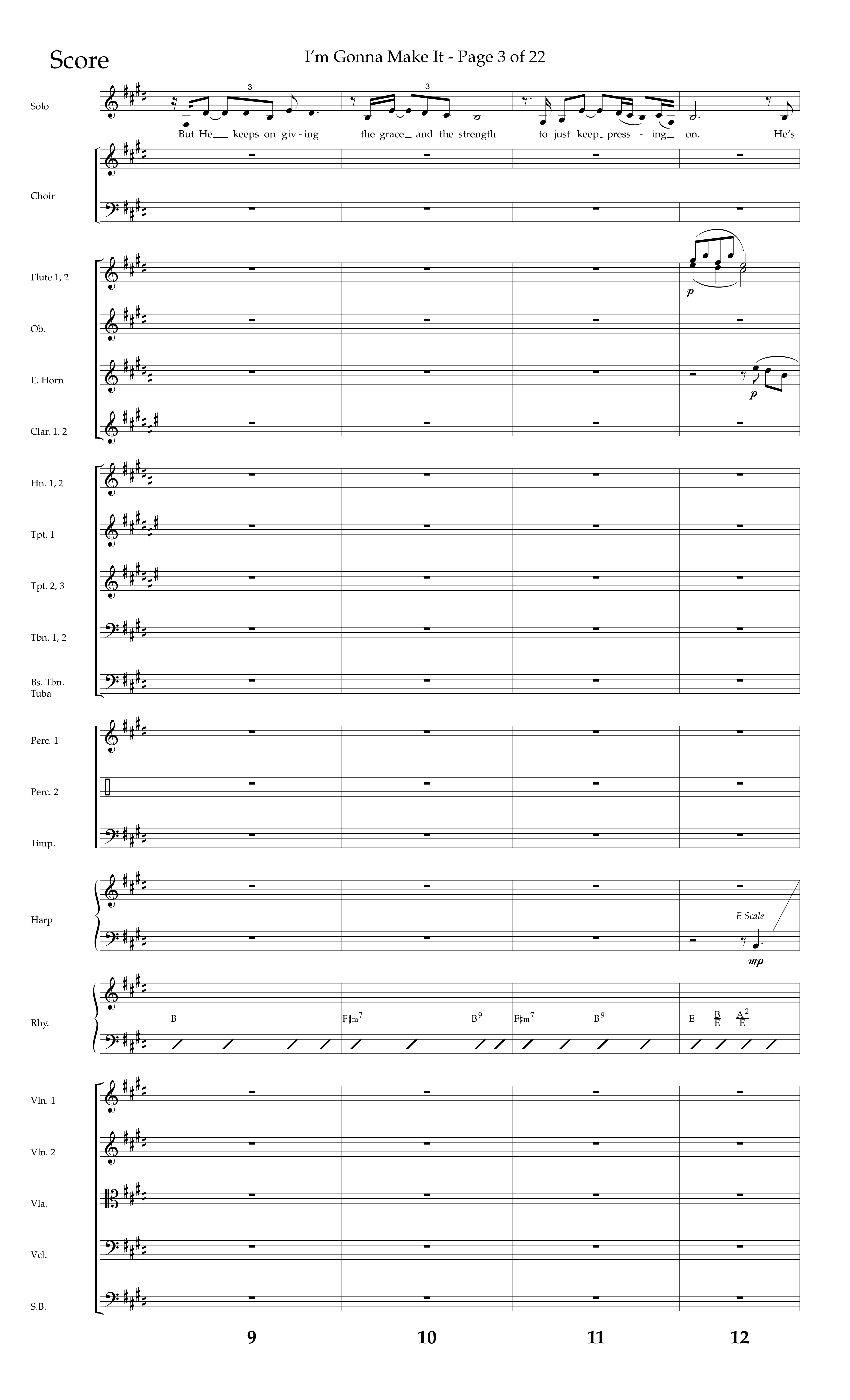 I'm Gonna Make It (Choral Anthem SATB) Conductor's Score (Lifeway Choral / Arr. J. Daniel Smith)