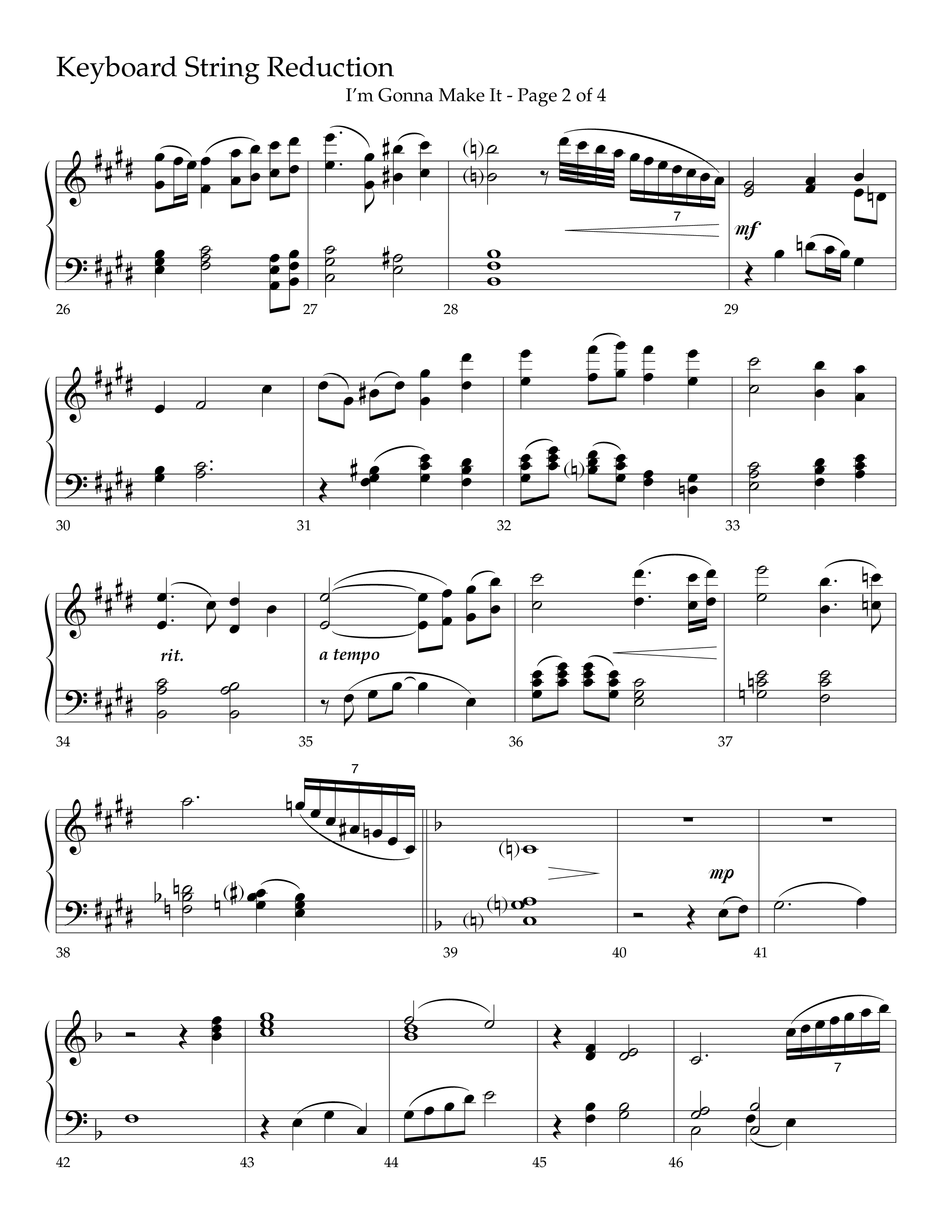 I'm Gonna Make It (Choral Anthem SATB) String Reduction (Lifeway Choral / Arr. J. Daniel Smith)
