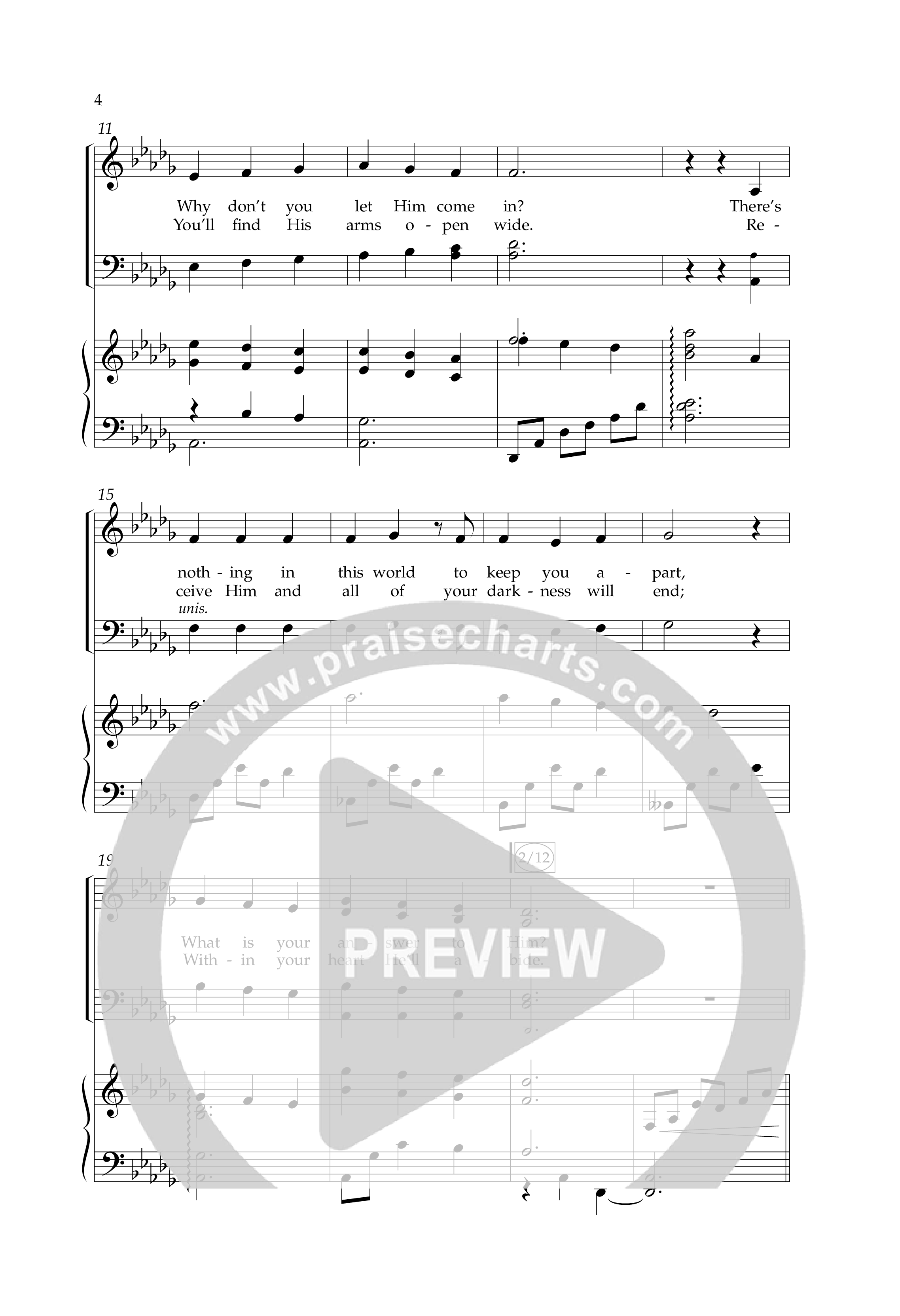 Invitations And Benedictions (Choral Anthem SATB) Anthem (SATB/Piano) (Lifeway Choral / Arr. Phillip Keveren)