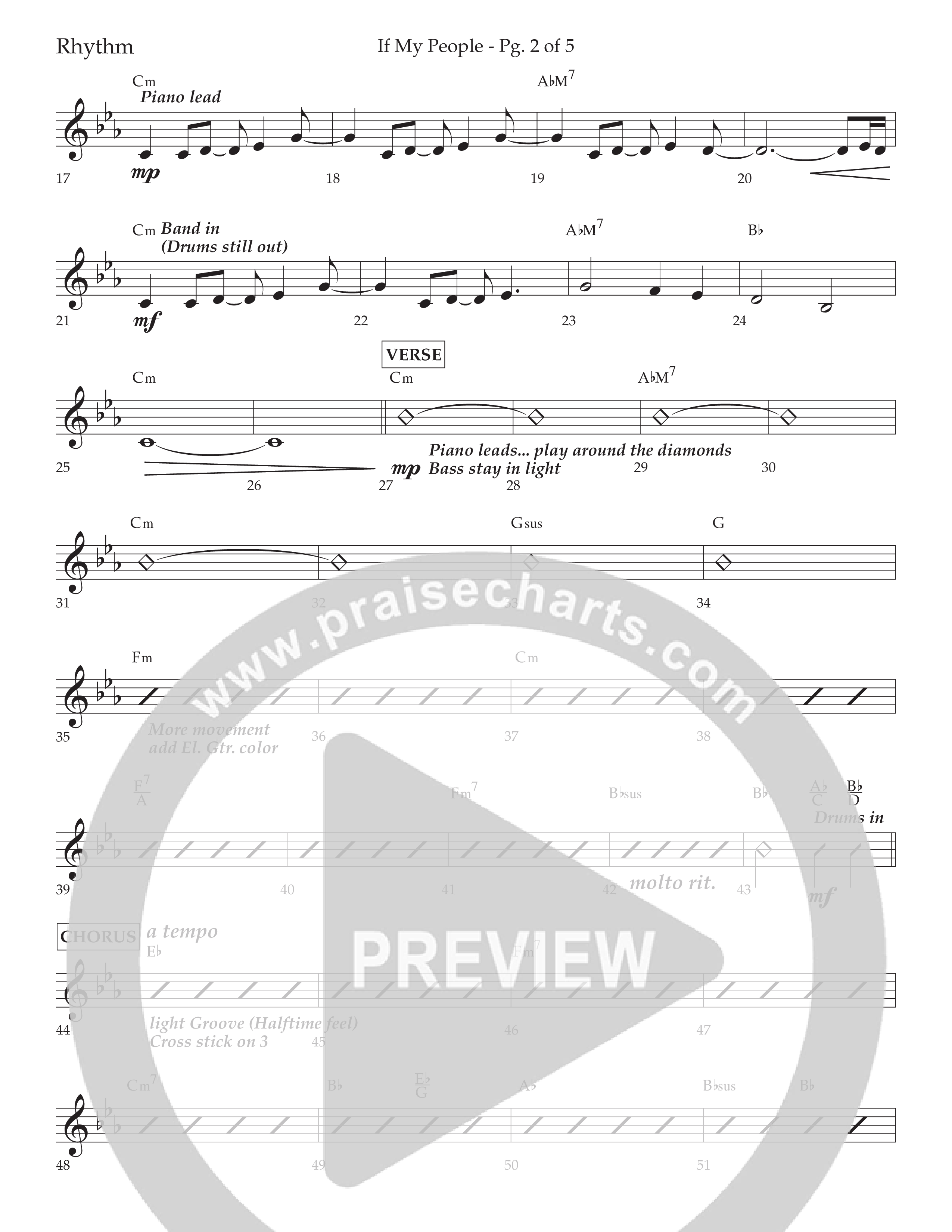 If My People (Choral Anthem SATB) Lead Melody & Rhythm (Lifeway Choral / Arr. David Wise / Orch. David Shipps)