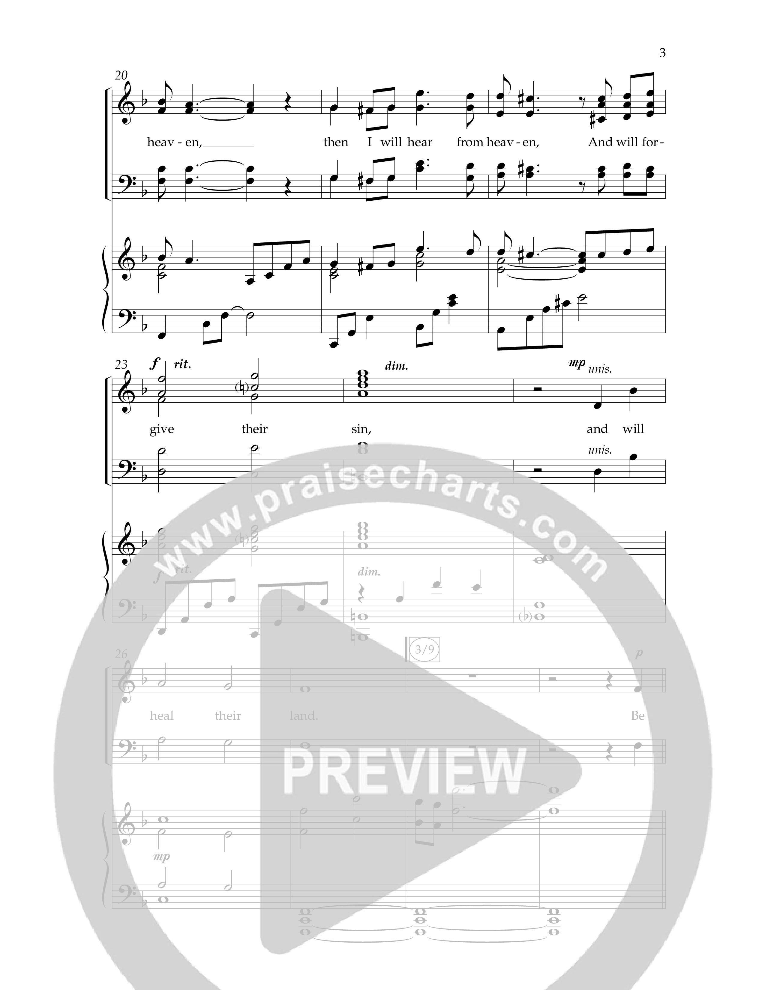 If My People Pray (Choral Anthem SATB) Anthem (SATB/Piano) (Lifeway Choral / Arr. Phillip Keveren)