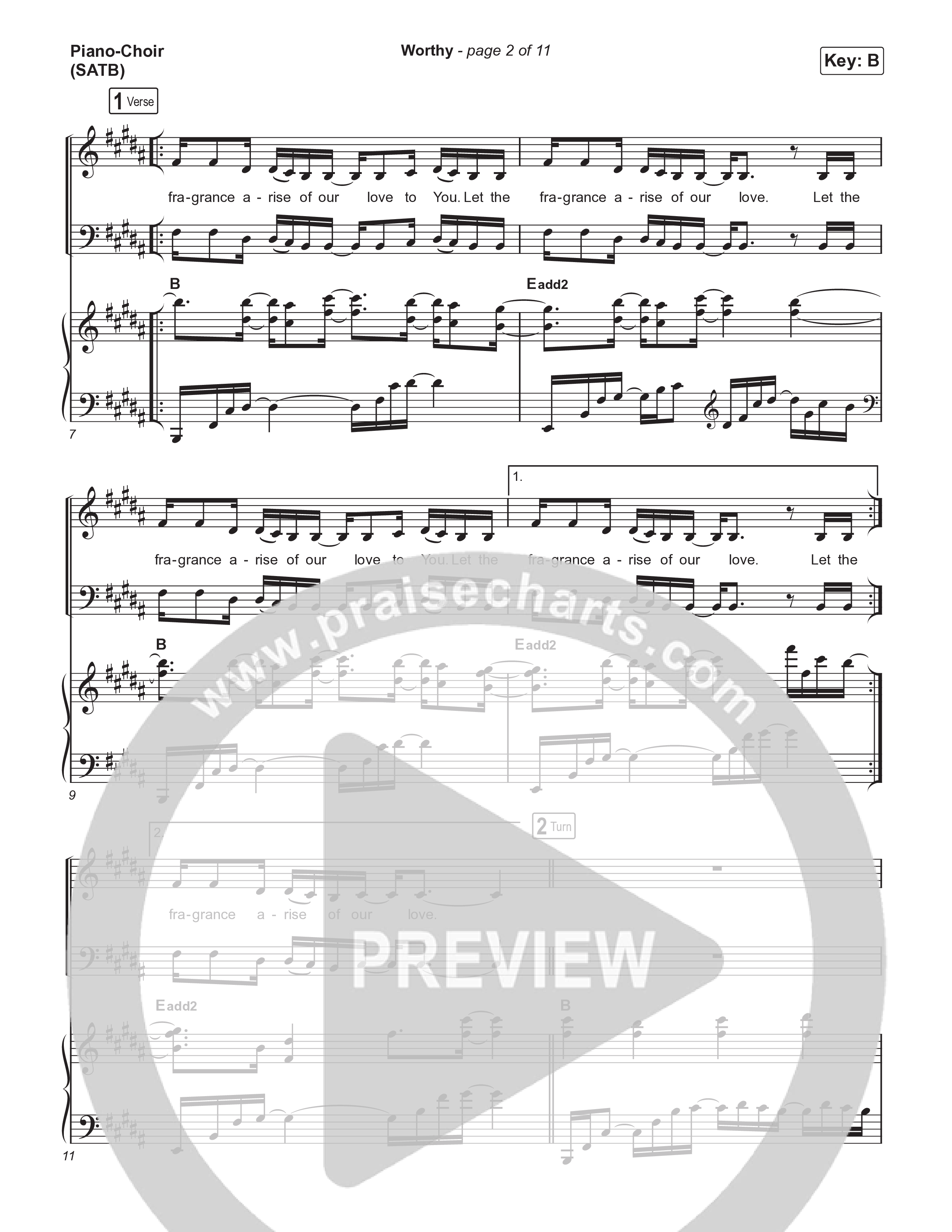 Worthy Piano/Vocal Pack (Housefires / Ryan Ellis)