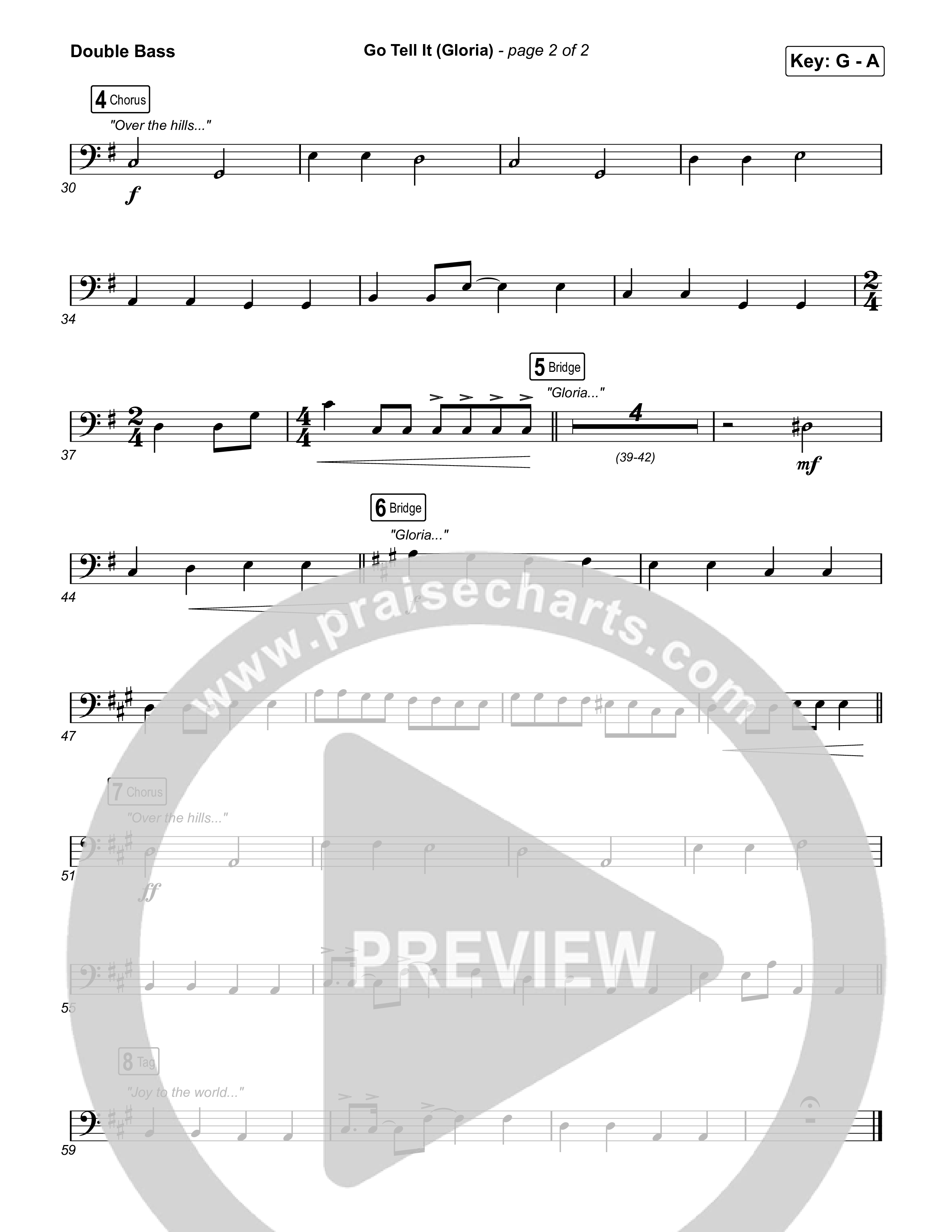 Go Tell It (Gloria) String Bass (Matt Maher)