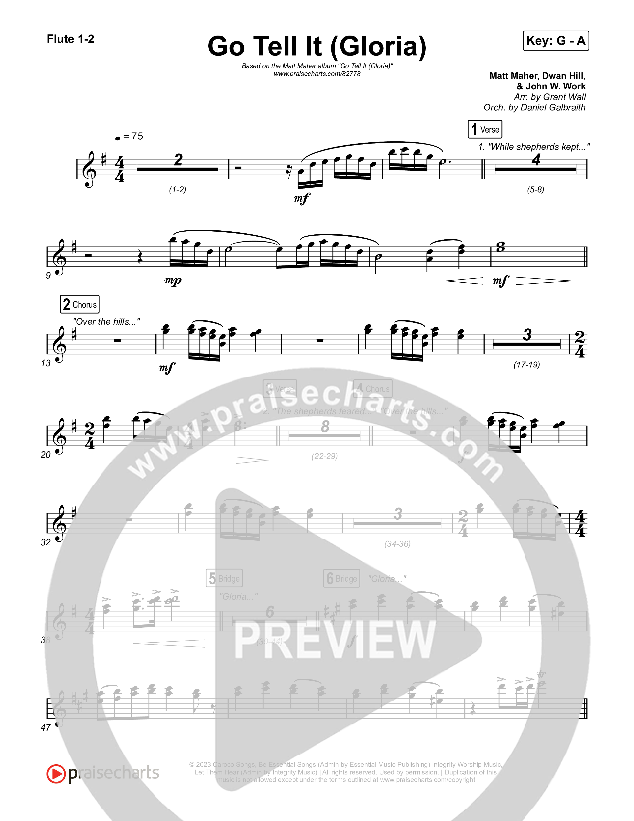 Go Tell It (Gloria) Wind Pack (Matt Maher)