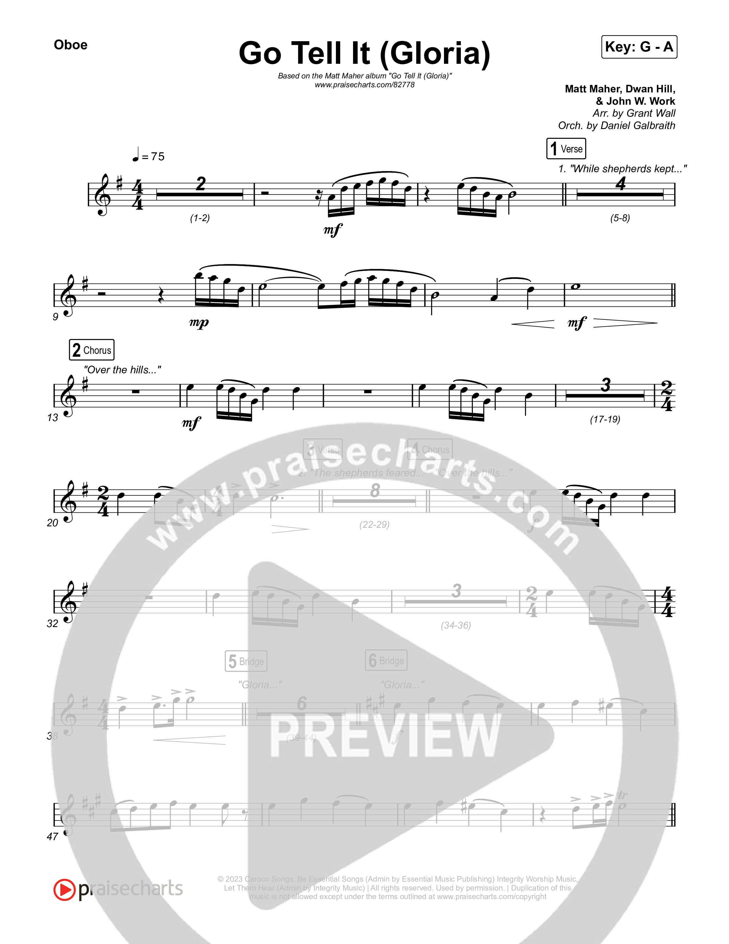 Go Tell It (Gloria) Wind Pack (Matt Maher)