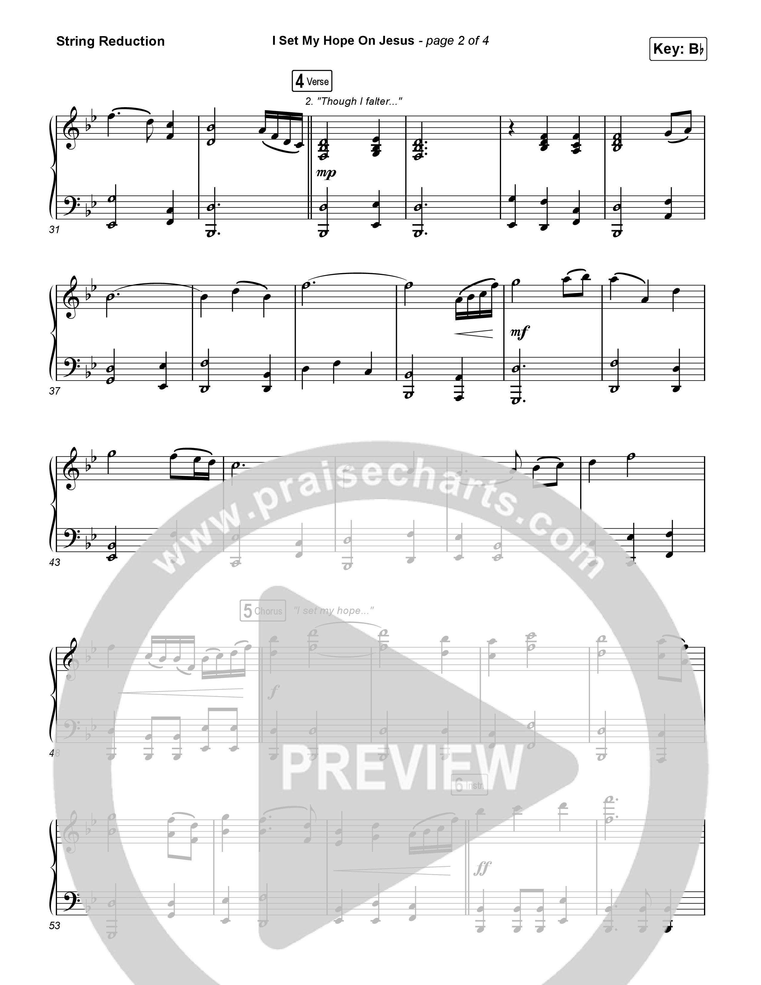 I Set My Hope (Hymn For A Deconstructing Friend) (Choral Anthem SATB) String Reduction (Keith & Kristyn Getty / Arr. Erik Foster)