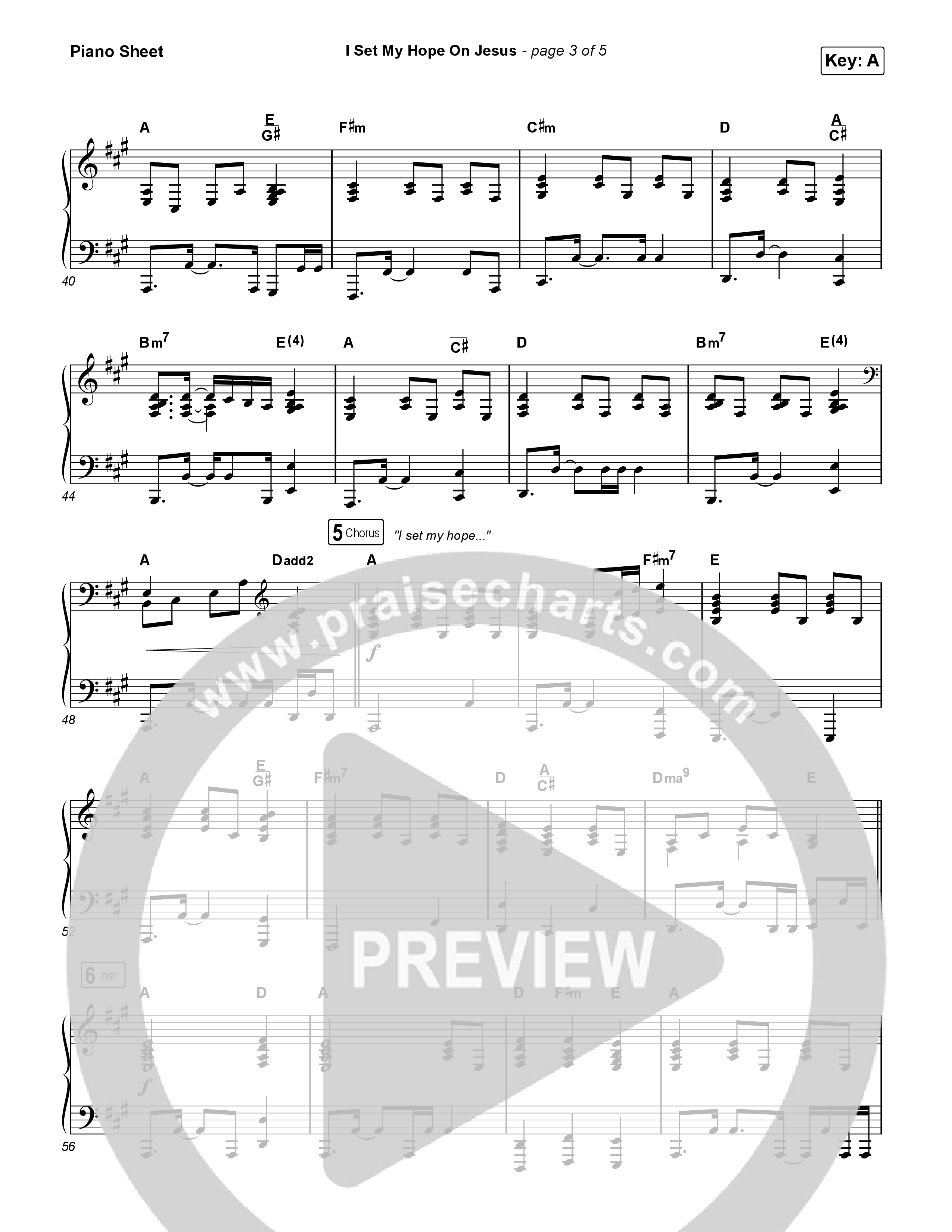 I Set My Hope (Hymn for a Deconstructing Friend) (Unison/2-Part) Piano Sheet (Keith & Kristyn Getty / Arr. Erik Foster)