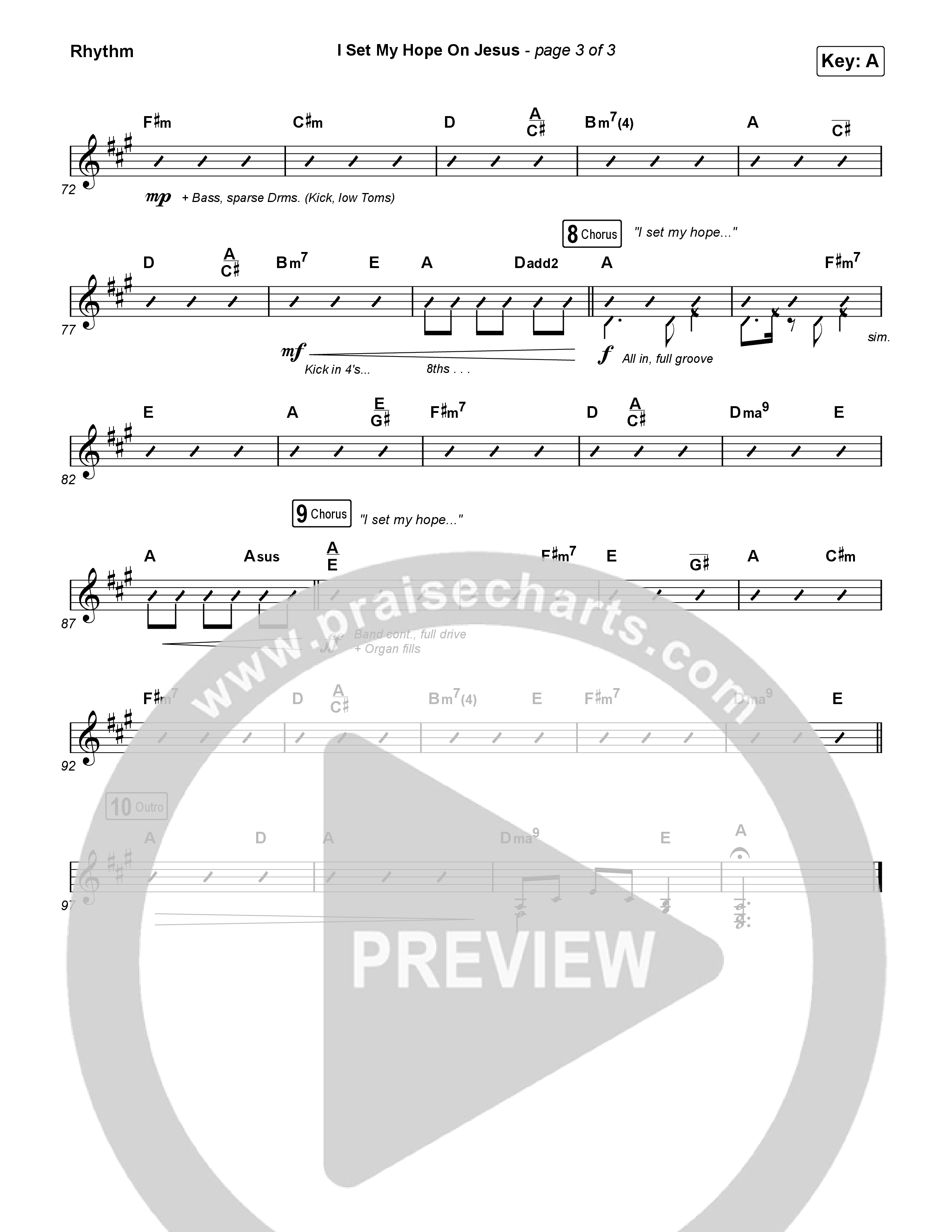 I Set My Hope (Hymn for a Deconstructing Friend) (Unison/2-Part) Rhythm Pack (Keith & Kristyn Getty / Arr. Erik Foster)