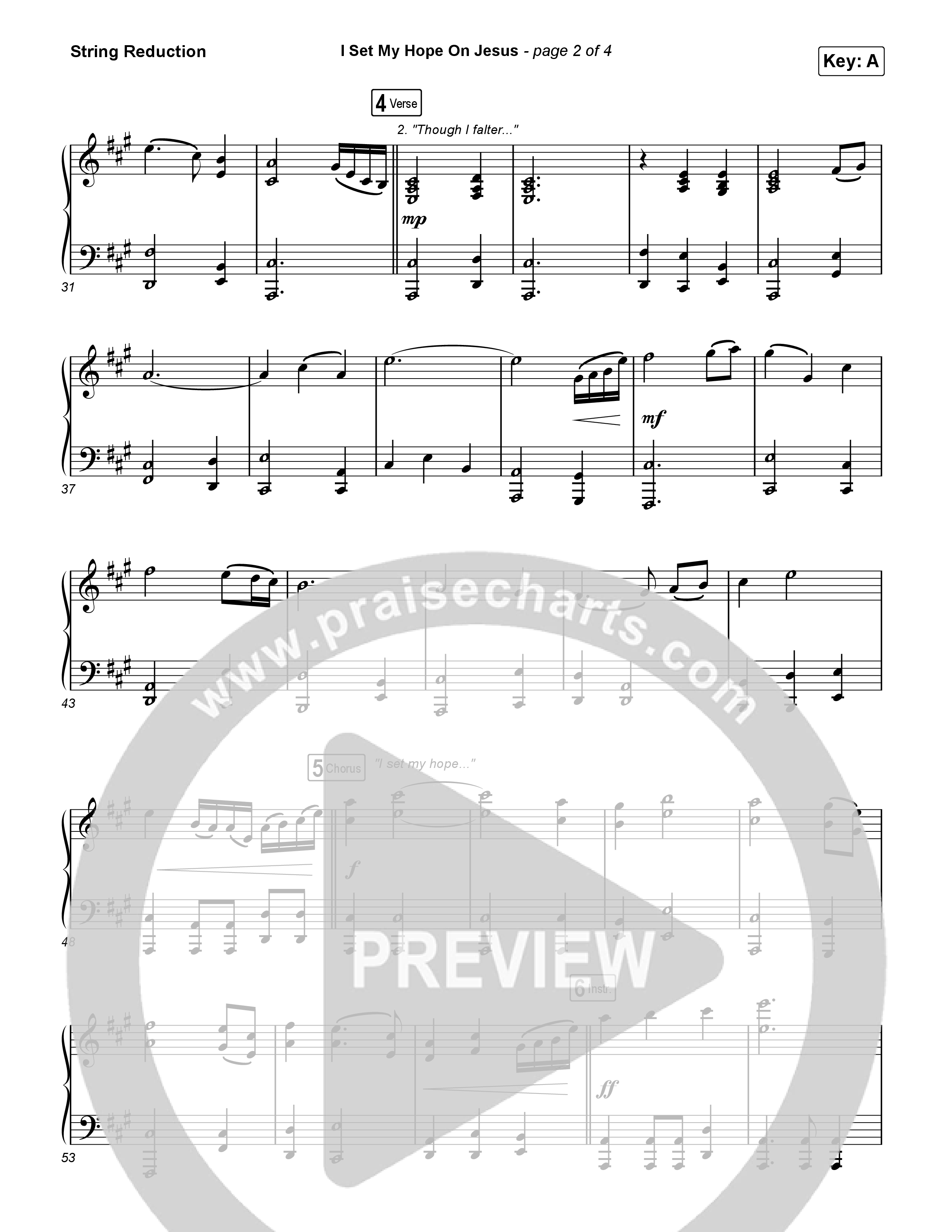 I Set My Hope (Hymn for a Deconstructing Friend) (Sing It Now) String Reduction (Keith & Kristyn Getty / Arr. Erik Foster)