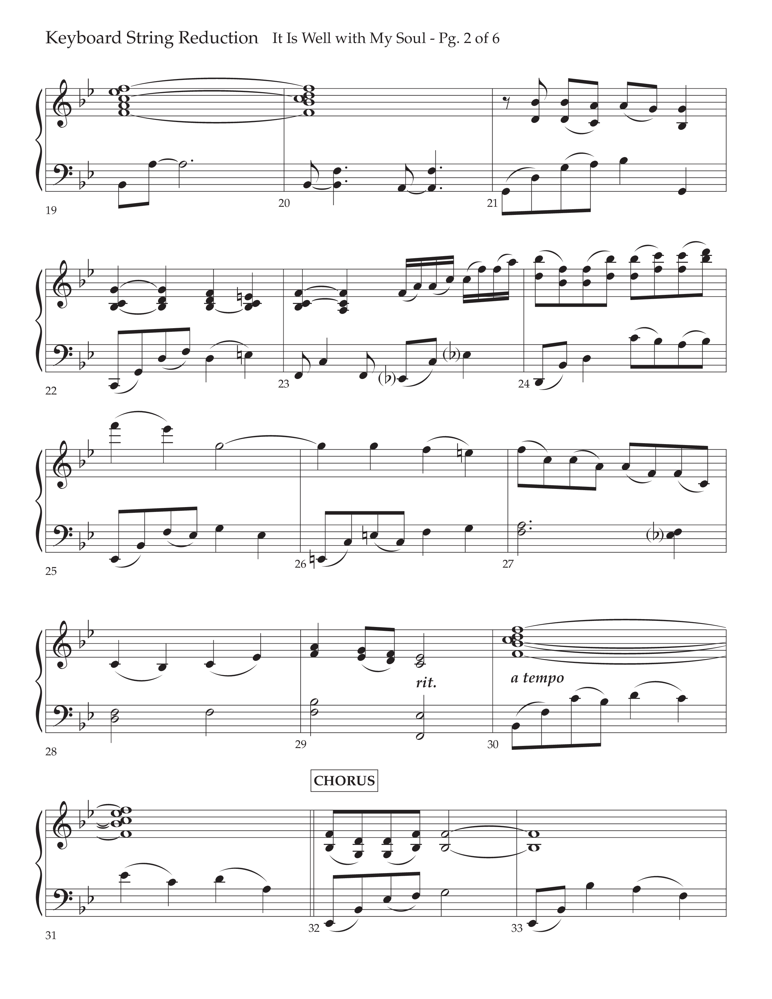 It Is Well With My Soul (Choral Anthem SATB) String Reduction (Lifeway Choral / Arr. John Bolin / Orch. David Clydesdale)