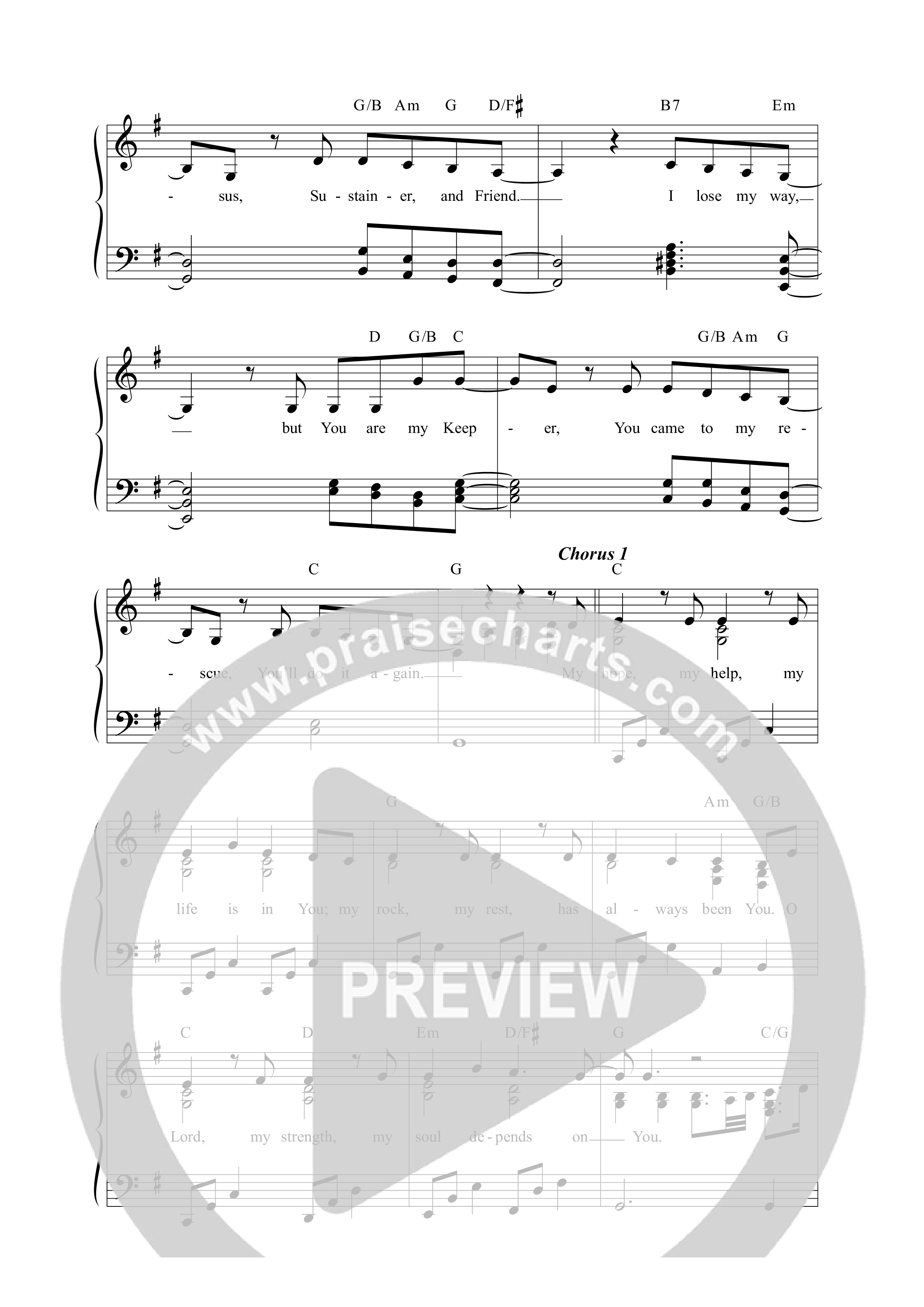 My Soul Depends On You Lead Sheet Melody (Mission House)