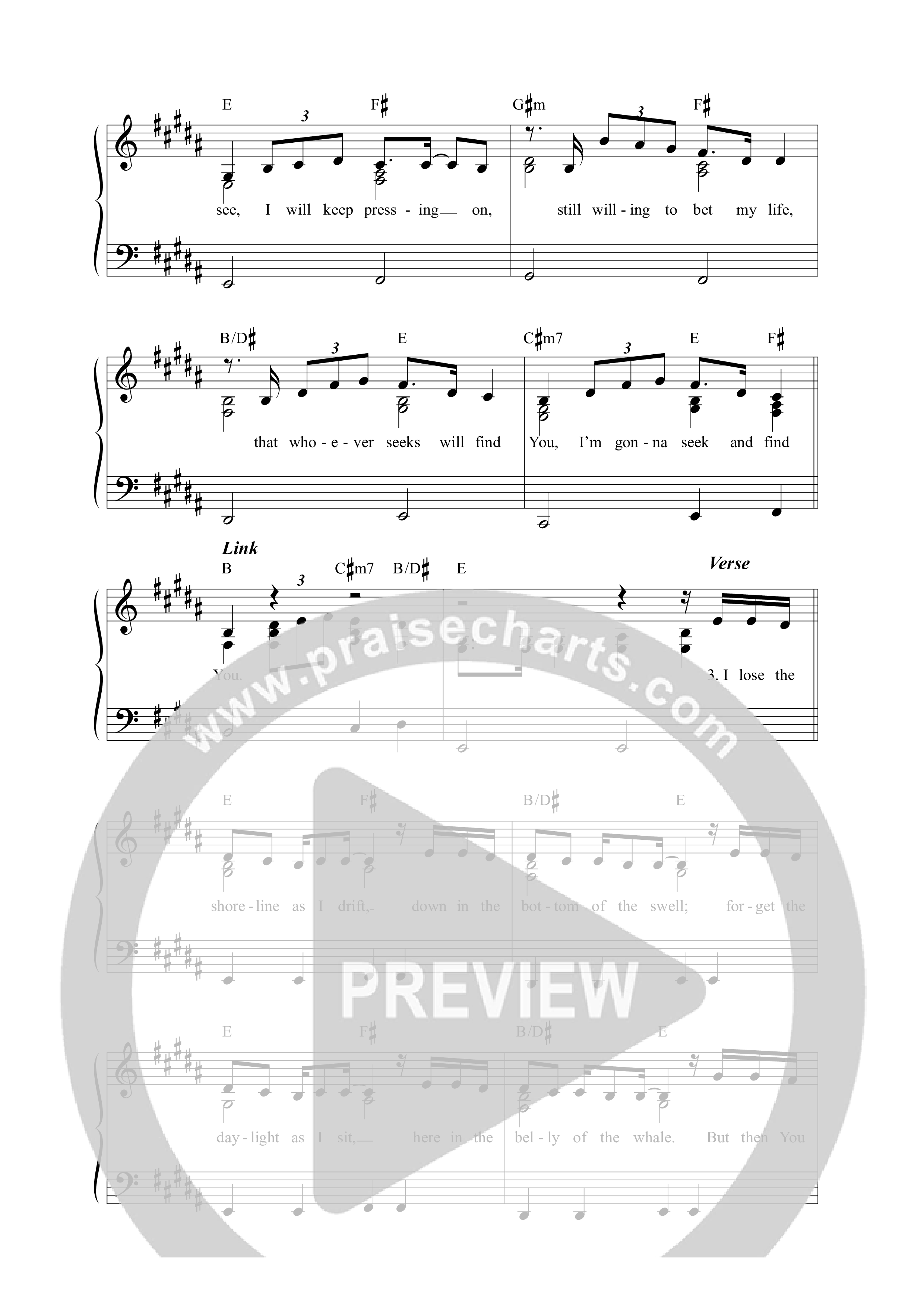 Seek And Find Lead Sheet Melody (Mission House)