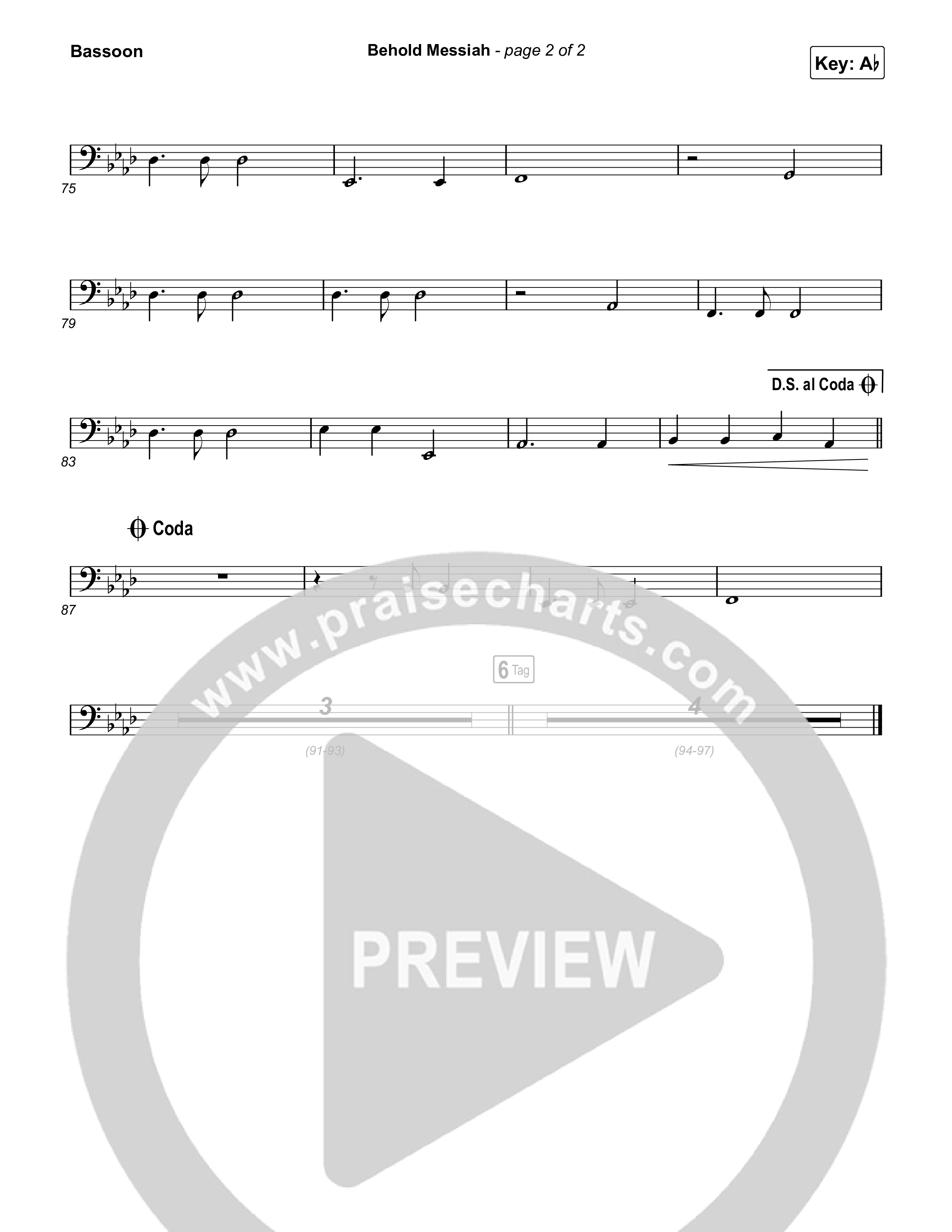 Behold Messiah Bassoon (River Valley Worship)