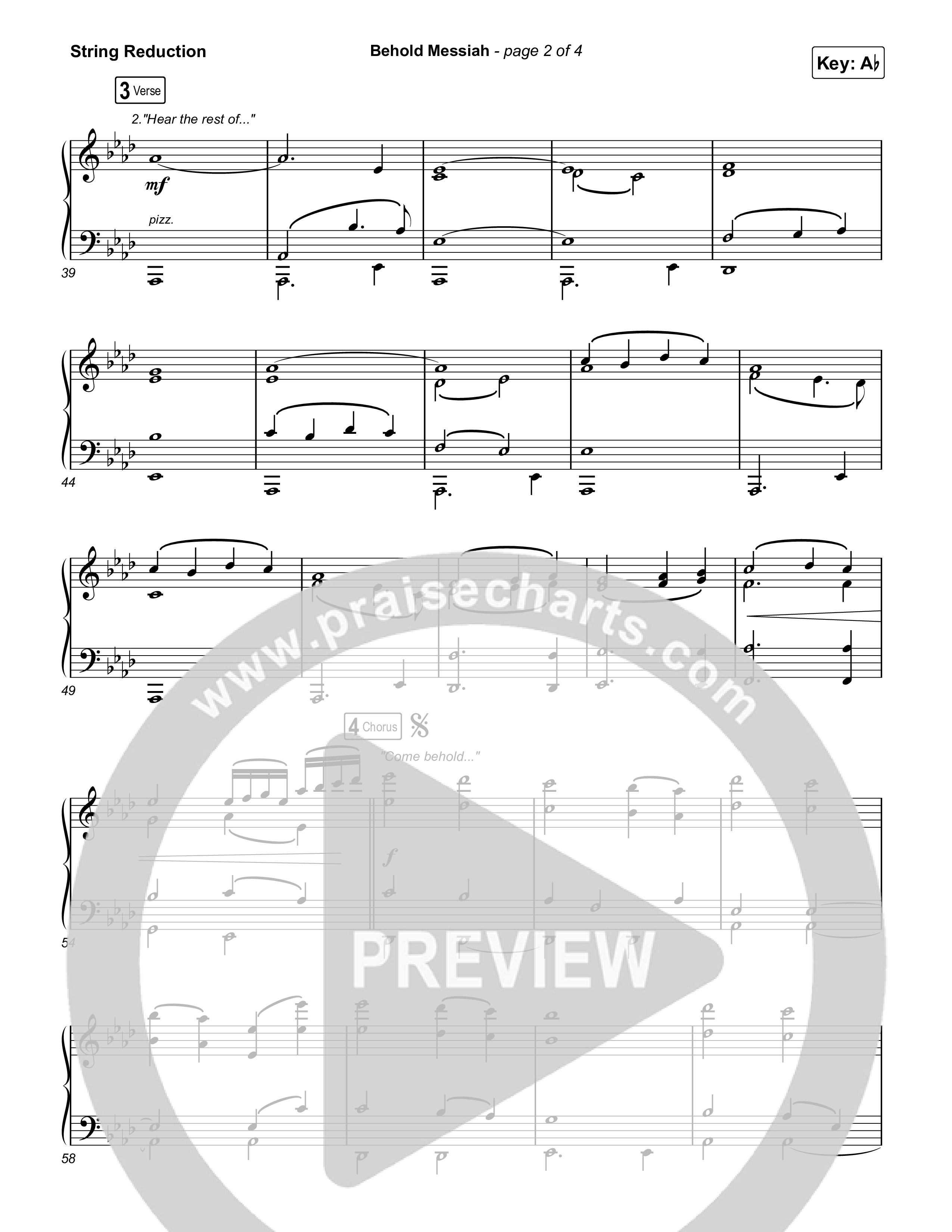 Behold Messiah String Reduction (River Valley Worship)