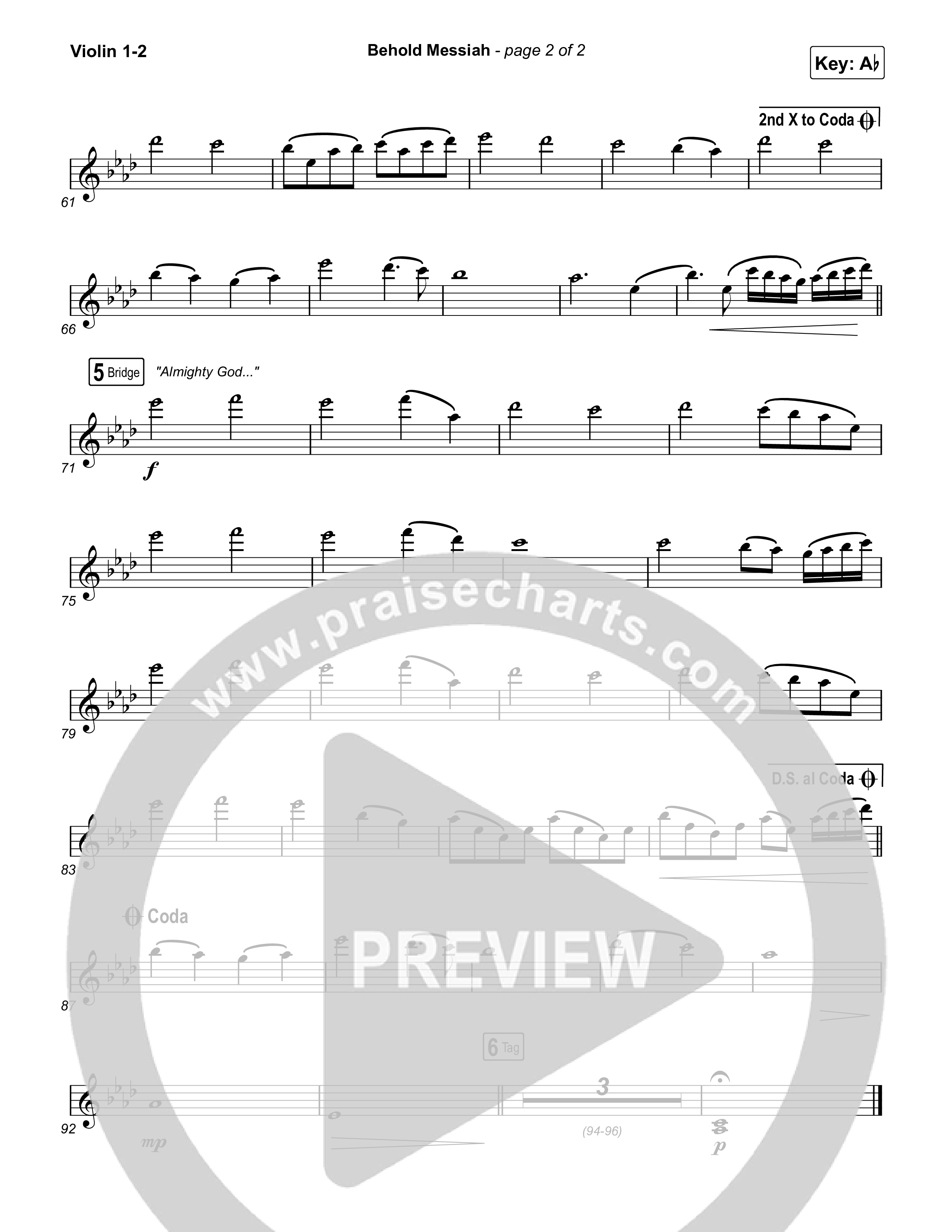 Behold Messiah String Pack (River Valley Worship)