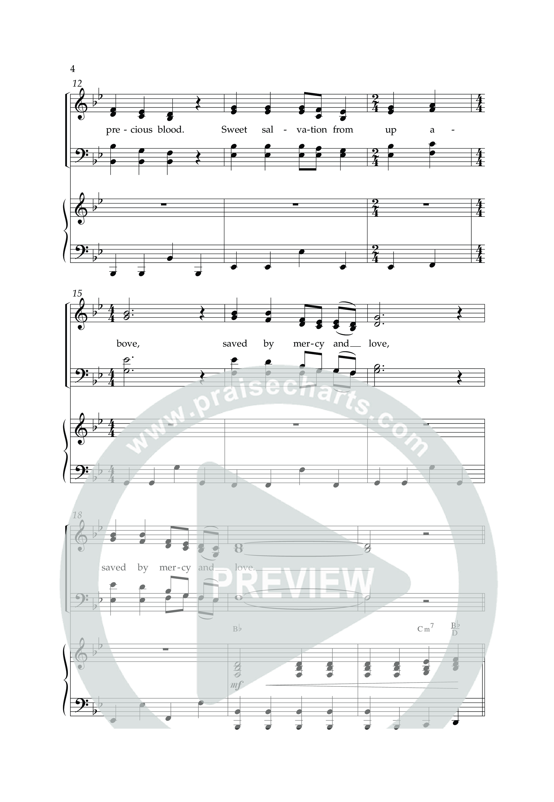 Mercy And Love (Choral Anthem SATB) Anthem (SATB/Piano) (Lifeway Choral / Arr. Bradley Knight)