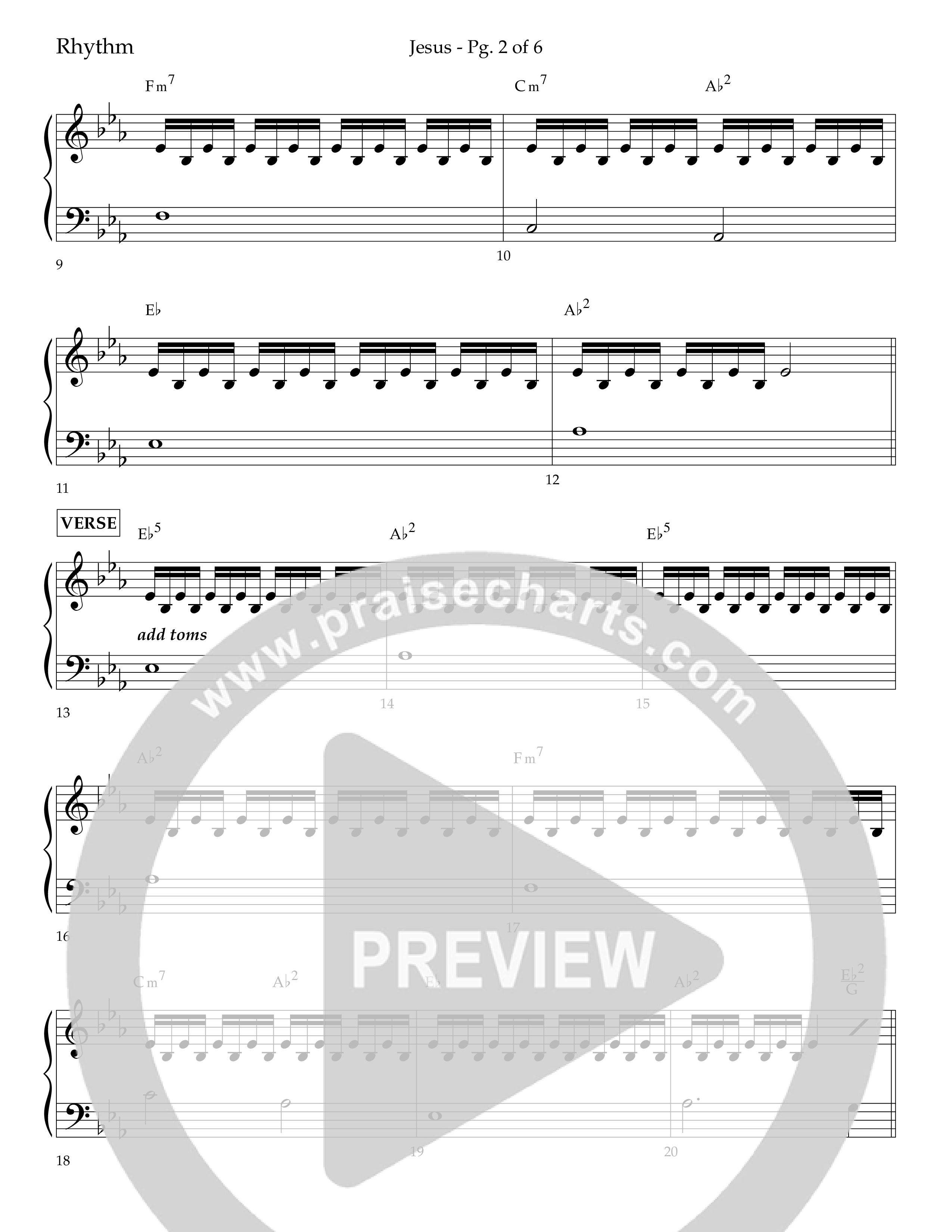 Jesus (Choral Anthem SATB) Lead Melody & Rhythm (Lifeway Choral / Arr. Jay Rouse)