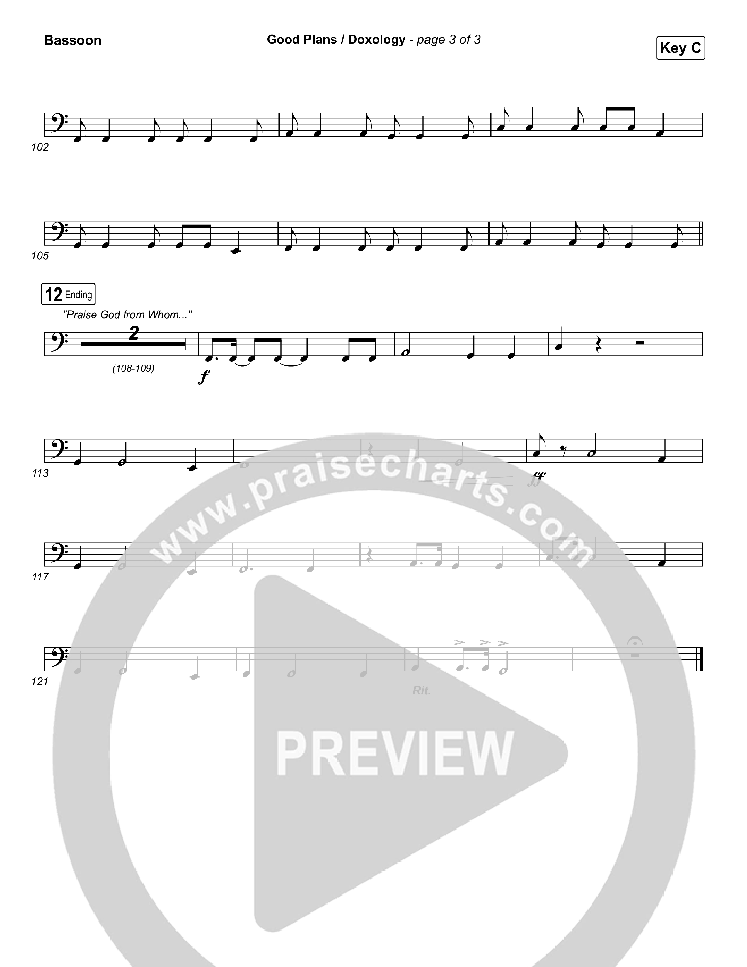 Good Plans/Doxology Bassoon (Red Rocks Worship)