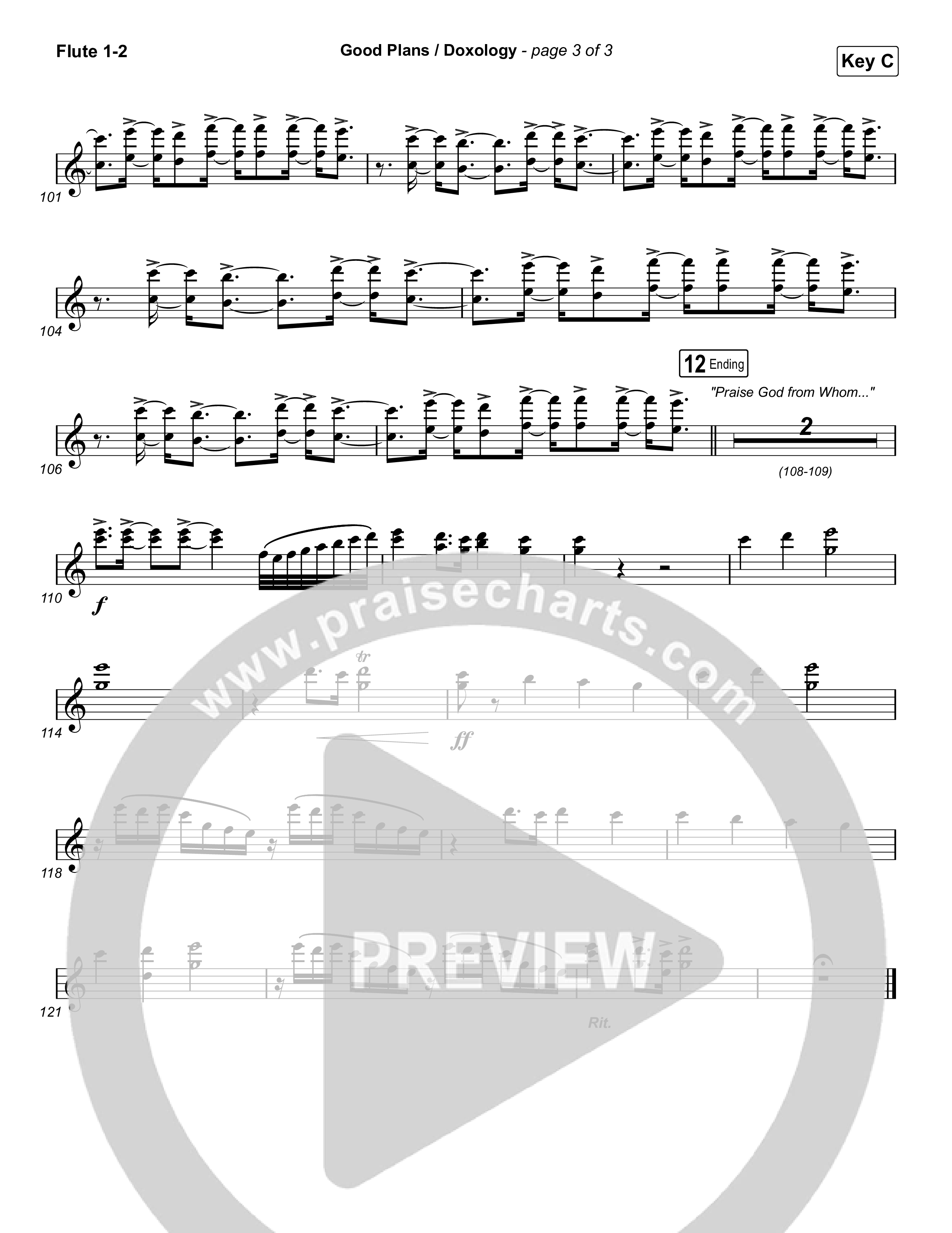 Good Plans/Doxology Flute 1,2 (Red Rocks Worship)