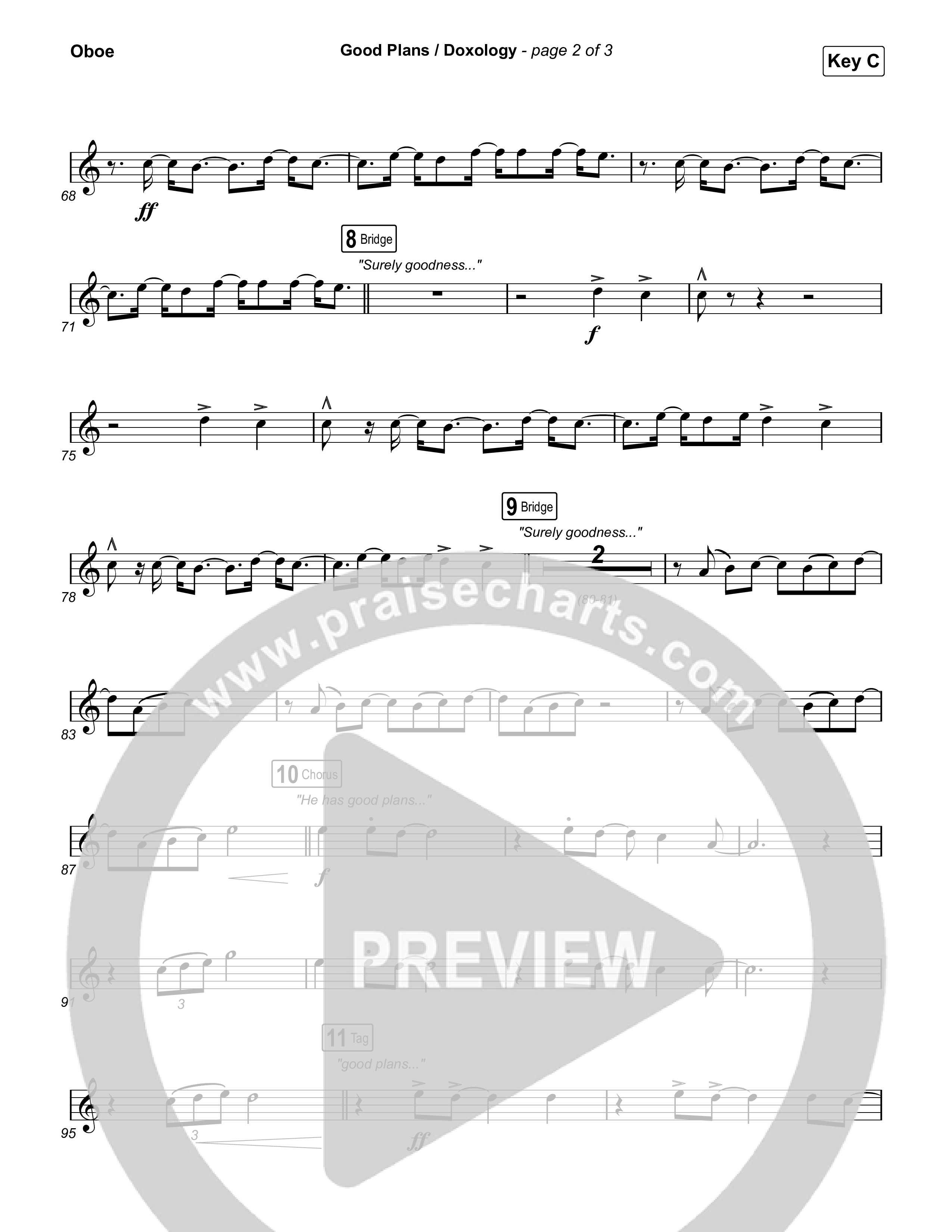 Good Plans/Doxology Oboe (Red Rocks Worship)