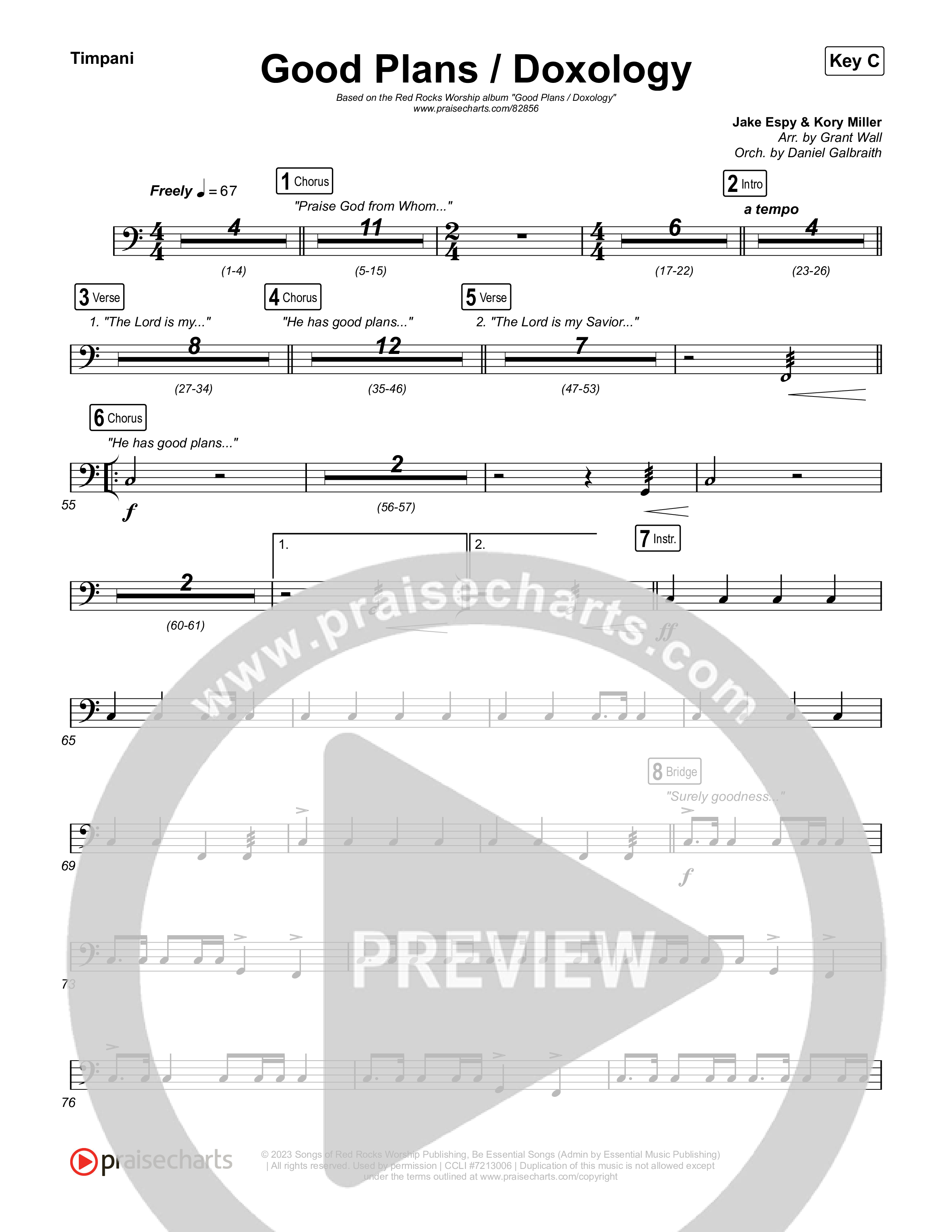 Good Plans/Doxology Timpani (Red Rocks Worship)