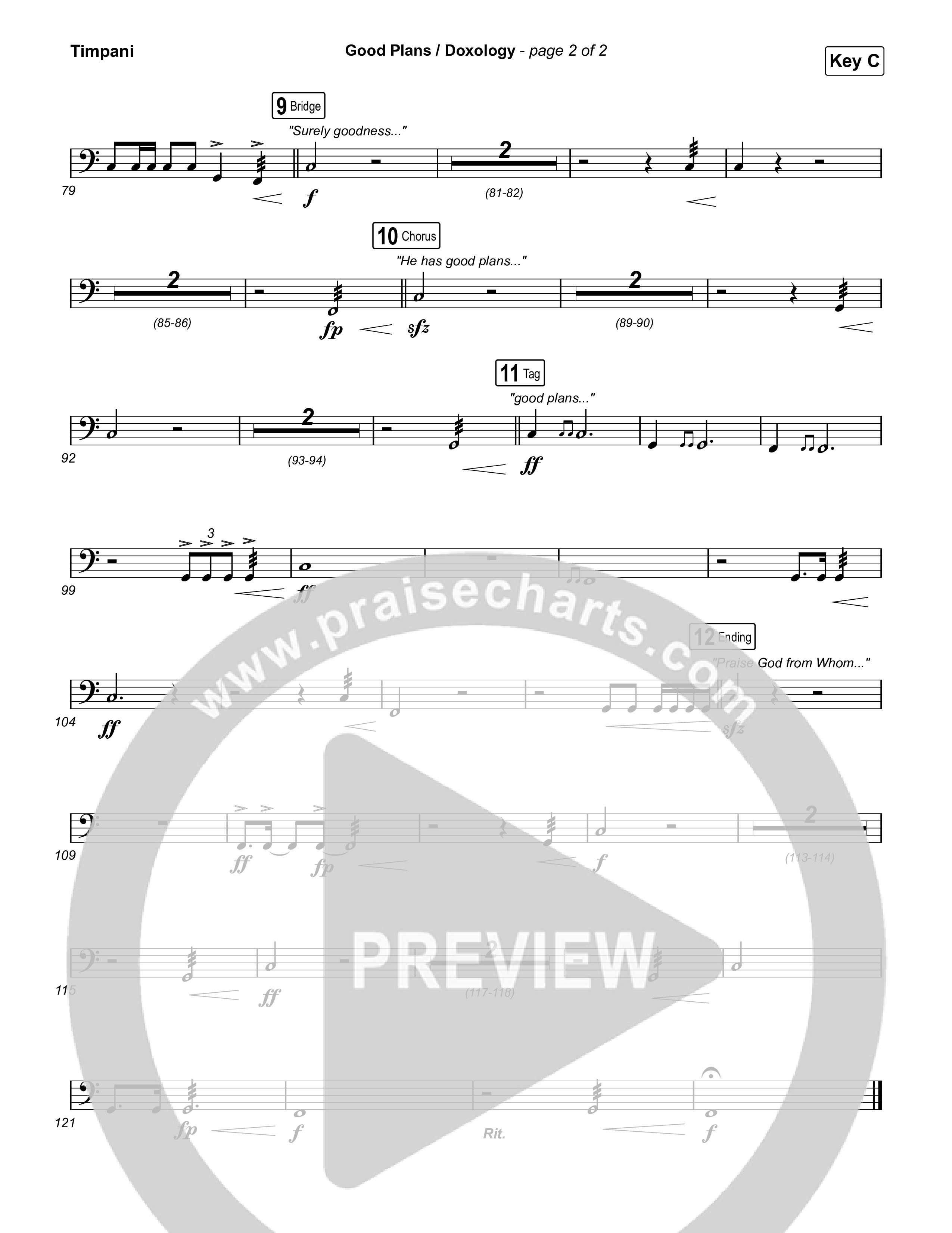 Good Plans/Doxology Timpani (Red Rocks Worship)