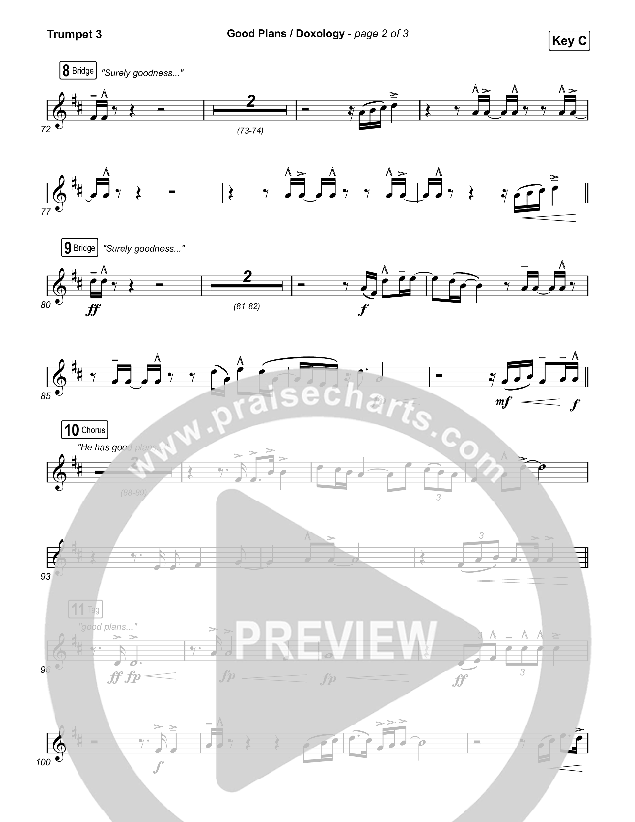 Good Plans/Doxology Trumpet 3 (Red Rocks Worship)